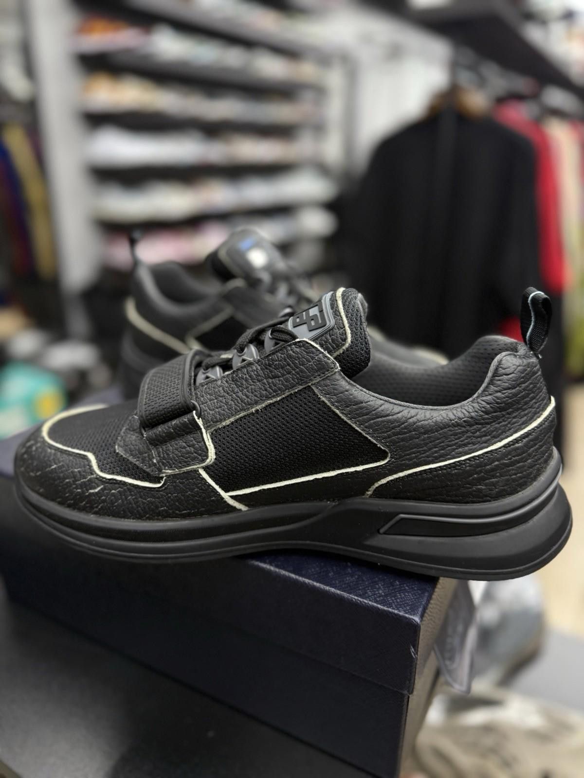 Prada Prada Men's Luxury Mechano Black - Sneakers 10UK/11US Size US 11 / EU 44 - 8 Thumbnail