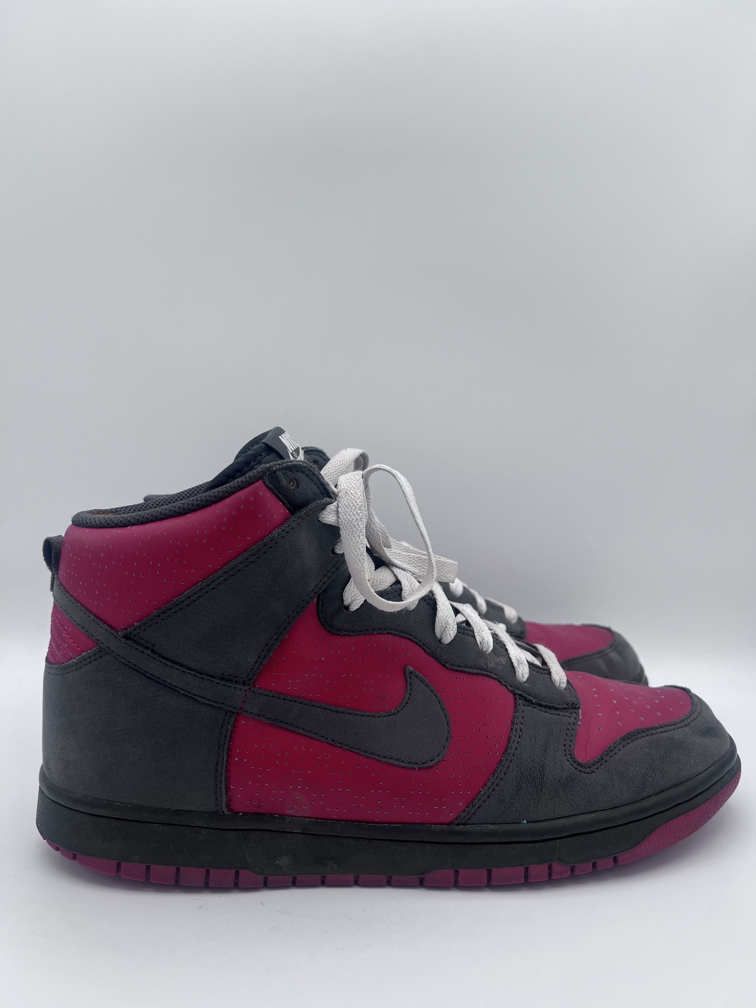 Nike Nike Dunk High Red Plum Anthracite 2009 Mens 11.5 317982-601 Size US 11.5 / EU 44-45 - 1 Thumbnail