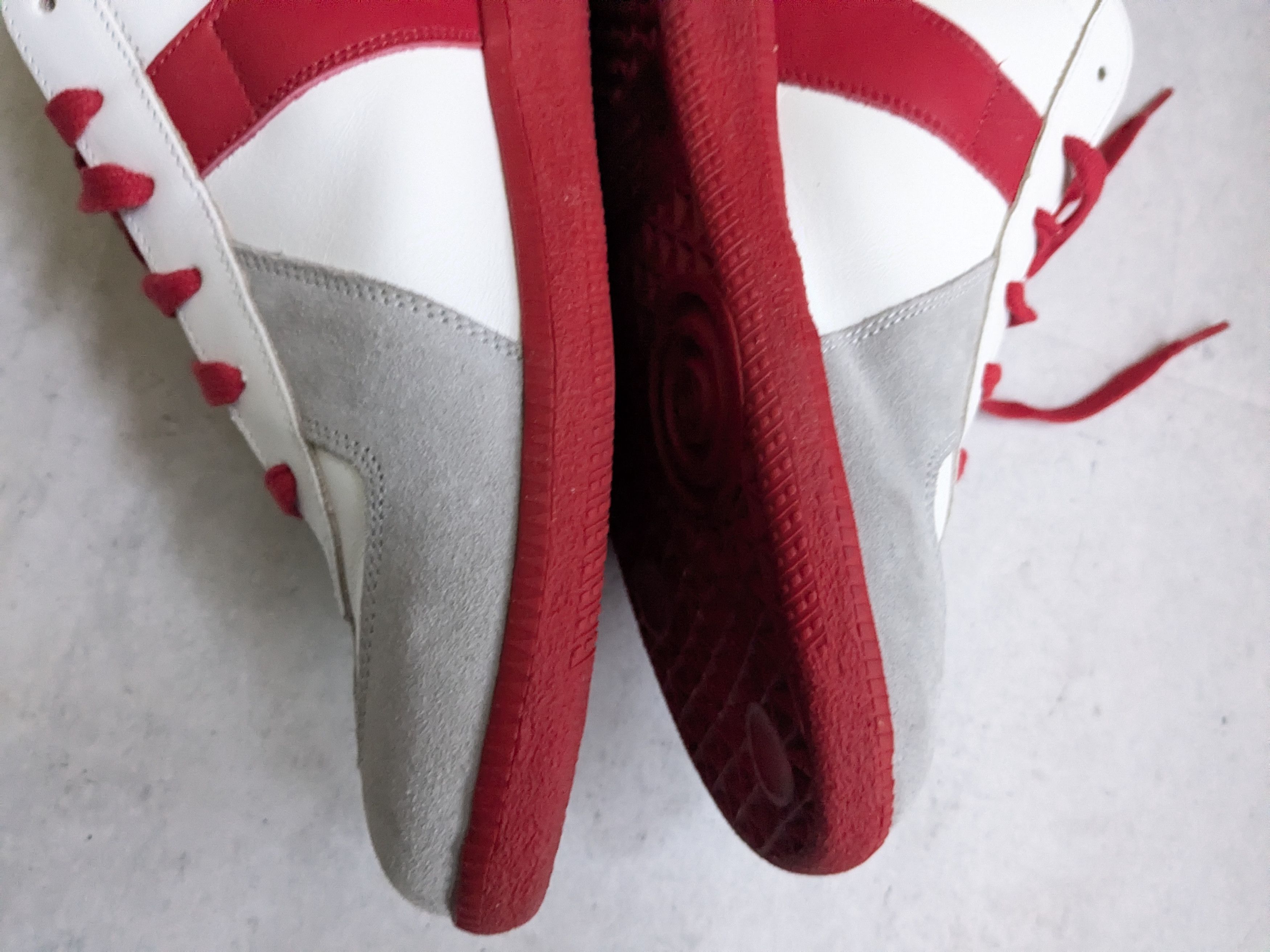Maison Margiela Maison Margiela Replica GAT White Gray Red 13 46 Low Tops Size US 13 / EU 46 - 9 Thumbnail