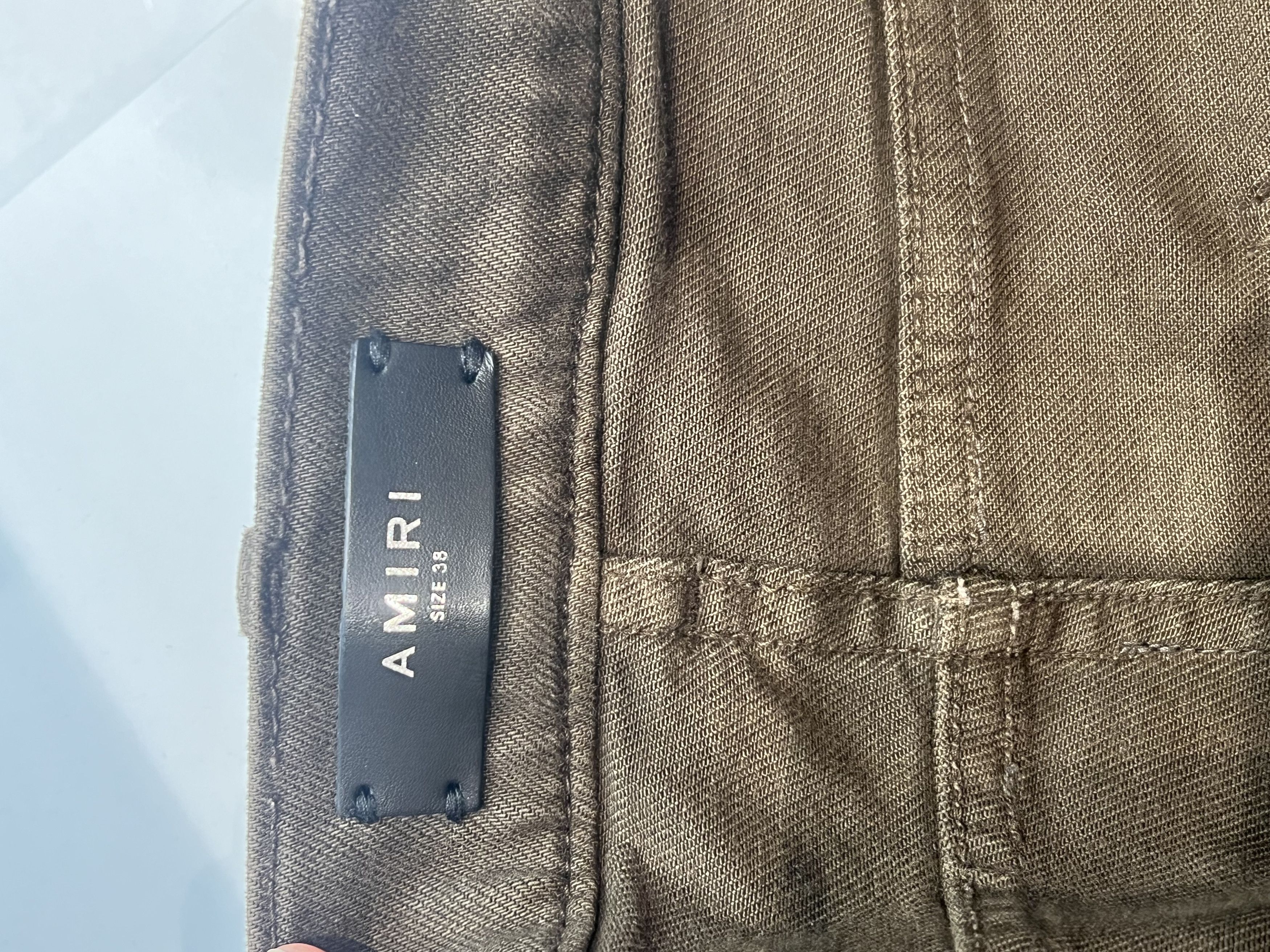 Amiri Amiri Mx2 Olive Straight Fitted Jeans Size US 38 / EU 54 - 4 Thumbnail