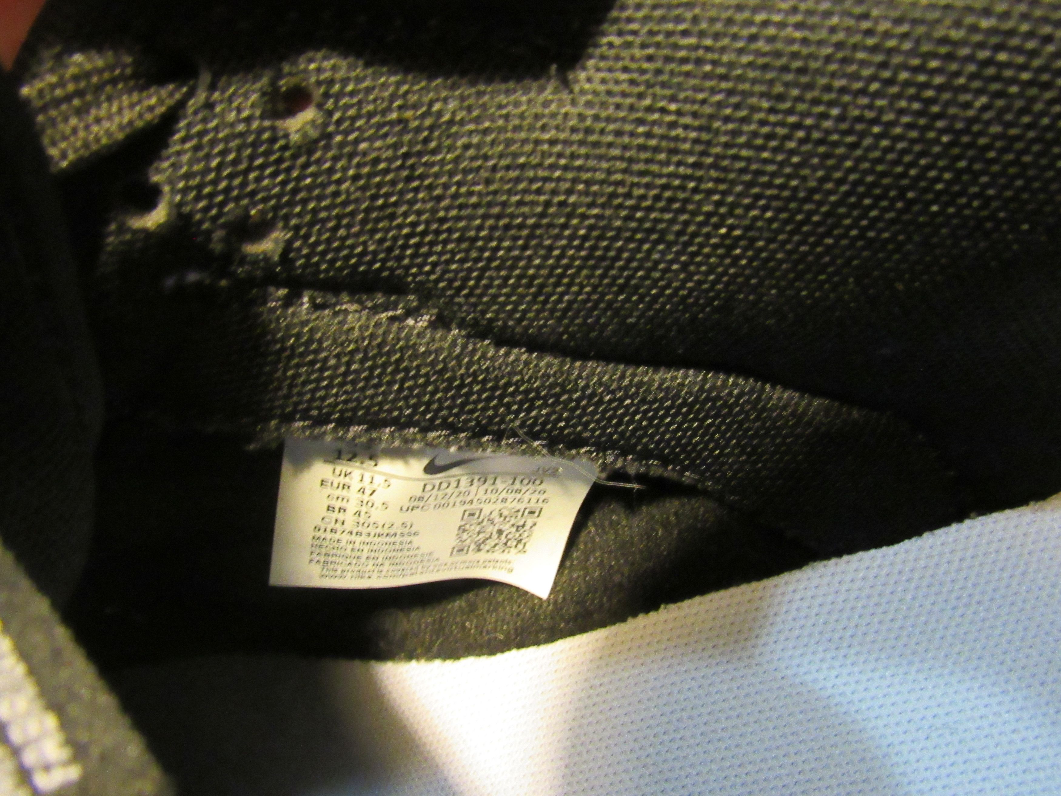Nike Nike Dunk Low 'Black White' Size US 12.5 / EU 45-46 - 7 Thumbnail