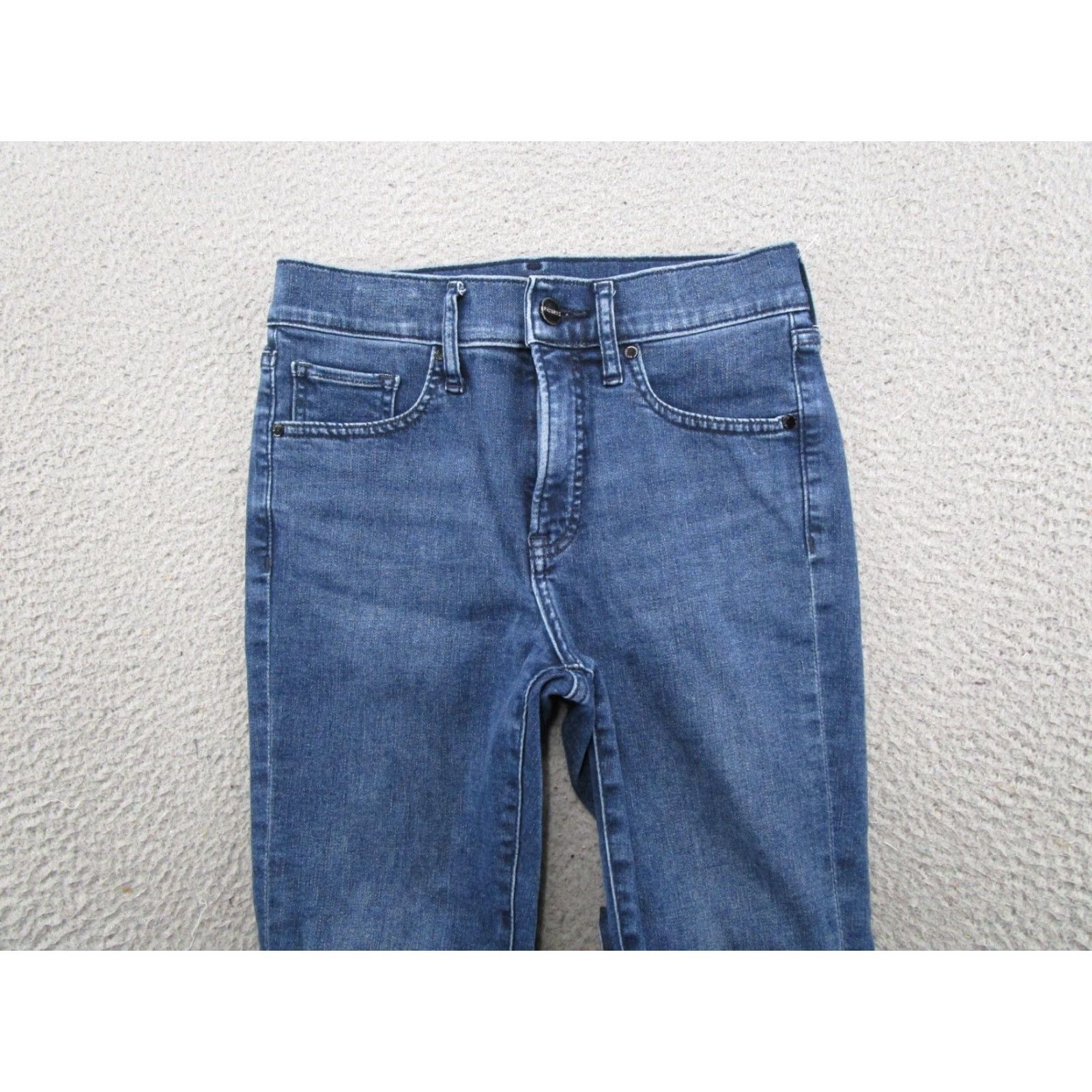 Express Express Womens Jeans Skinny Mid Rise Blue Stretch 2S Denim 5-Pocket Regular Subcategory: Jeans Size 26" / US 2 / IT 38 - 3 Thumbnail