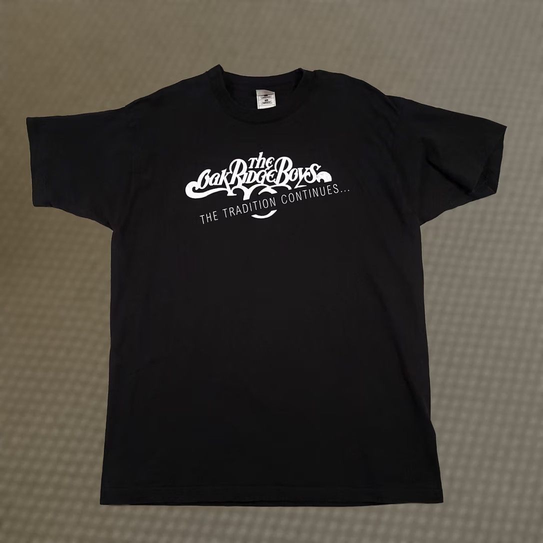 Fruit Of The Loom Vintage Oak Ridge Boys Shirt Mens Xl Black Graphic T Made in USA Size US XL / EU 56 / 4 - 1 Thumbnail