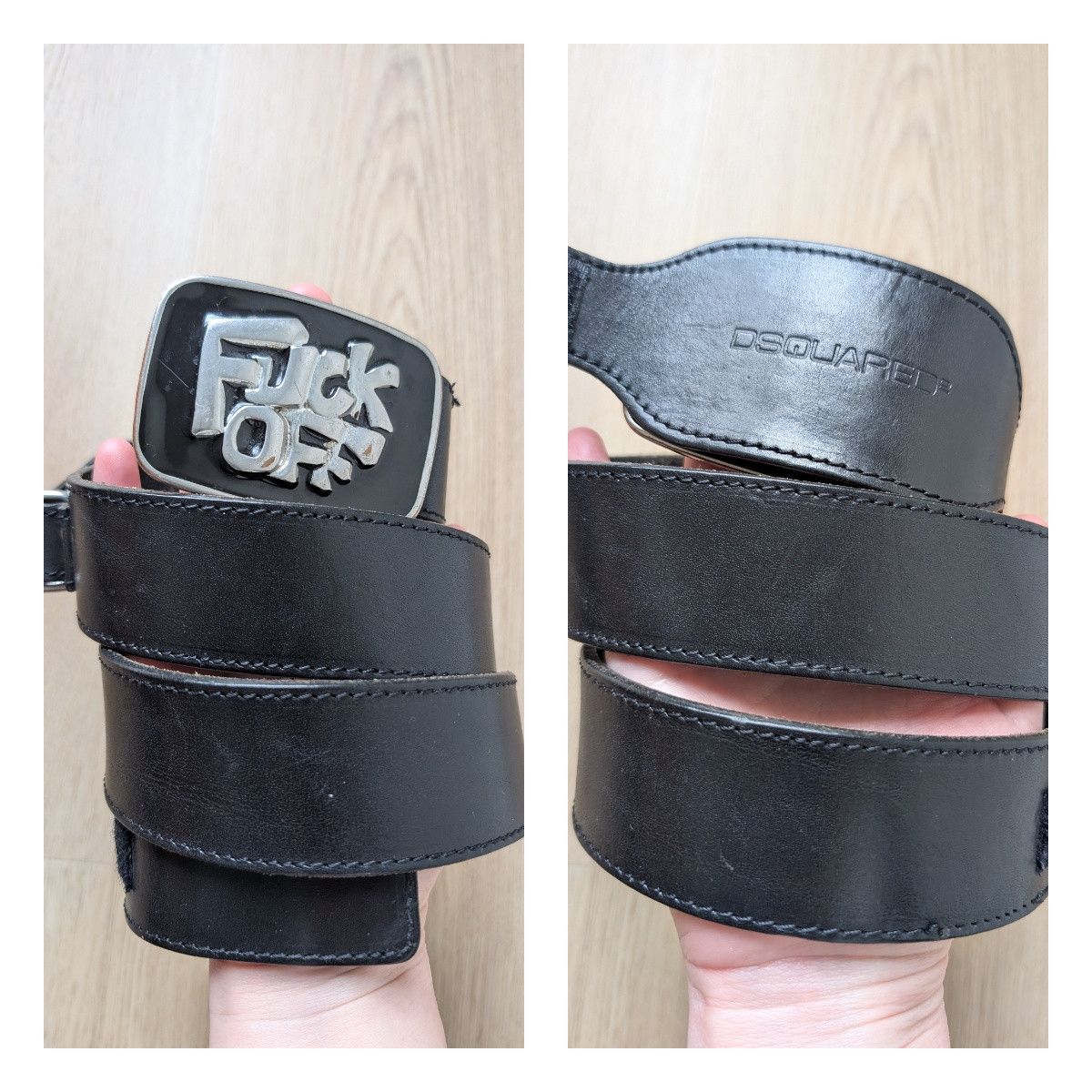 Dsquared2 DSQUARED2 TOP Banana Giant Buckle Belt | Grailed