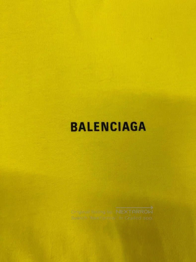 Balenciaga Balenciaga Logo Print Retro Jersey Short Sleeve T-Shirt Me Size US XS / EU 42 / 0 - 3 Thumbnail