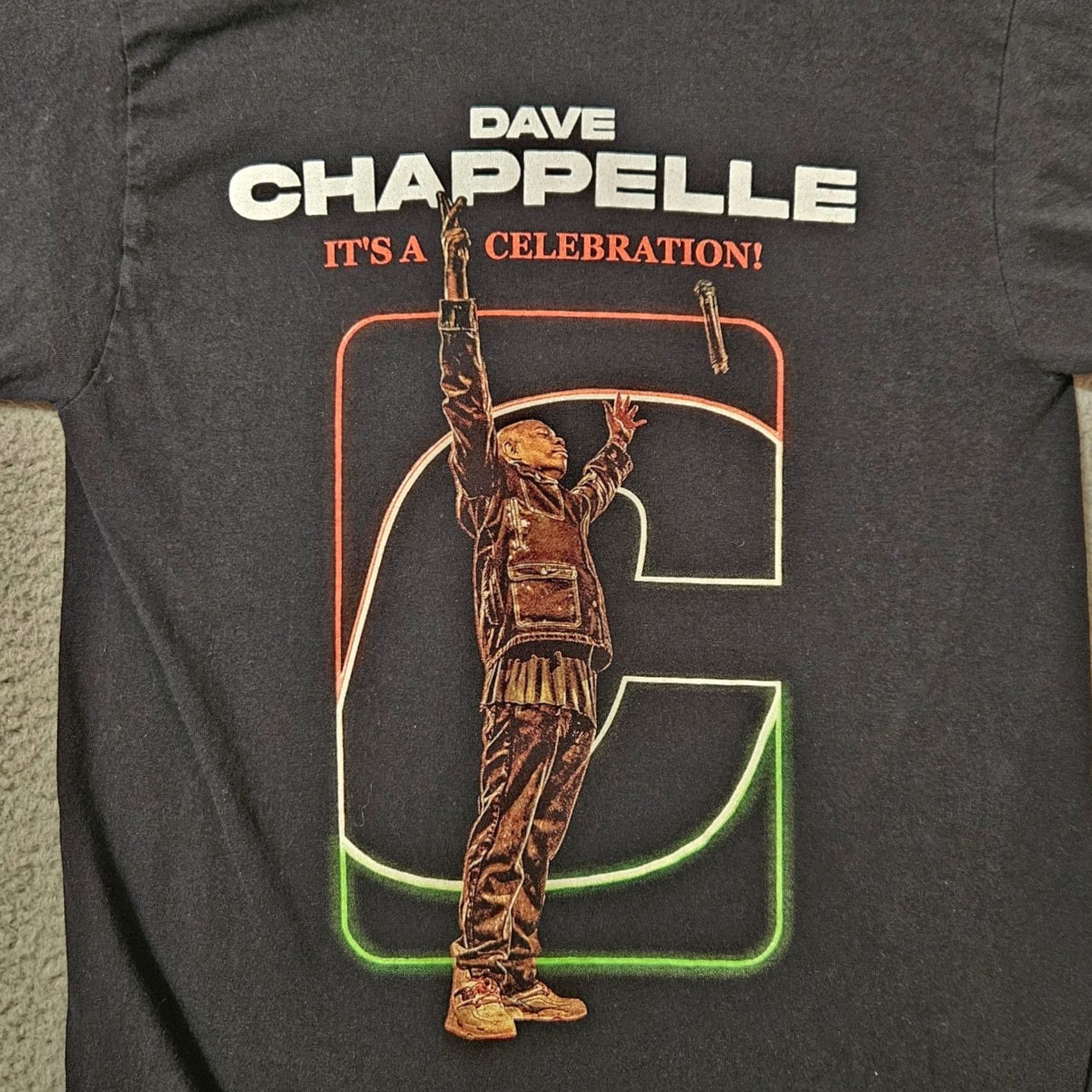 Vintage Dave Chappelle Shirt Sz M Black 2023 Its a Celebration World Tour Official Men Medium Black World Tour Official Size US M / EU 48-50 / 2 - 3 Thumbnail