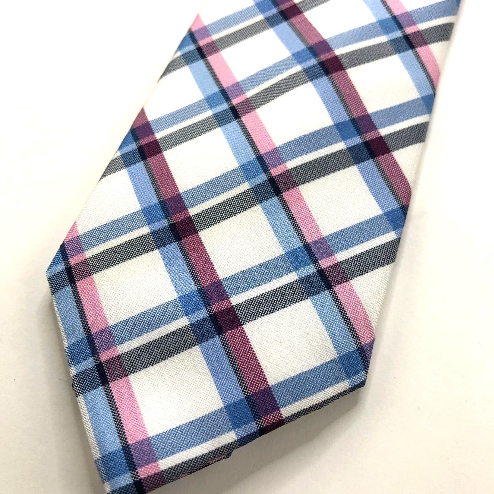 Nautica VINTAGE Nautica Tie Geometric 3-in/56-in Men’s Polyester Neck Tie Blue 100% Polyester Classic Length 57"-60" Adjustable Mens Size ONE SIZE - 2 Thumbnail