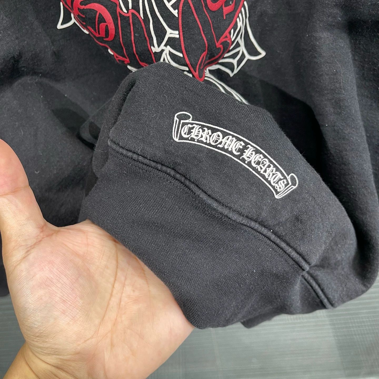 Chrome Hearts Chrome Hearts Red Horseshoe Phantom Cross Zip Jacket M Size US M / EU 48-50 / 2 - 7 Thumbnail