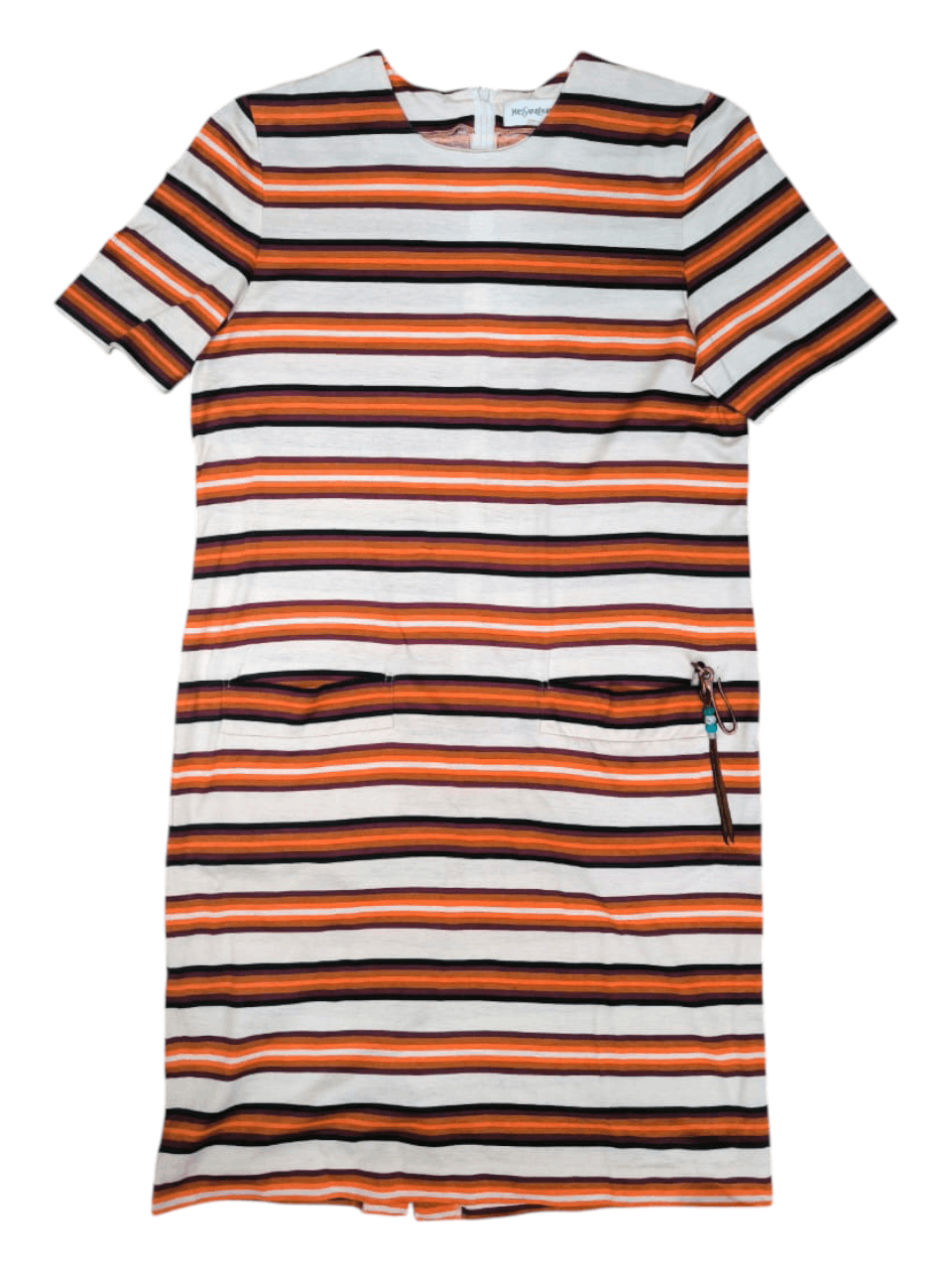 Yves Saint Laurent Mini Dress Saint Laurent Size L / US 10 / IT 46 - 3 Thumbnail