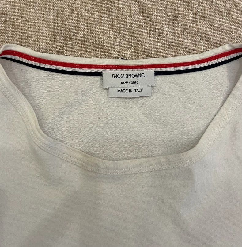 Thom Browne Thom Browne Round collar cotton short sleeves Size US M / EU 48-50 / 2 - 2 Thumbnail