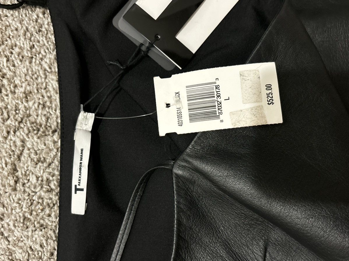 Alexander Wang Black leather alexander wang top Size M / US 6-8 / IT 42-44 - 4 Thumbnail