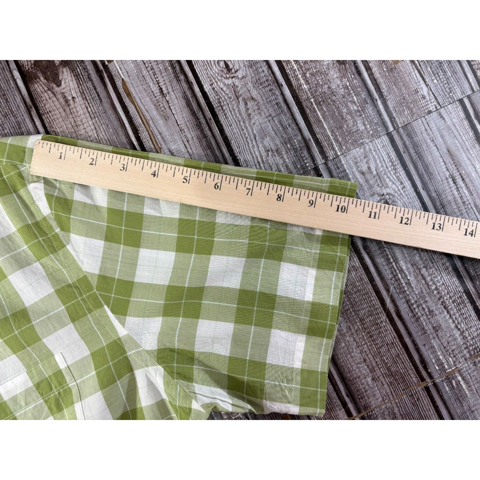 Todd Snyder Todd Snyder lightweight Plaid Shirt Size M Gren ivory NWOT Size US M / EU 48-50 / 2 - 6 Thumbnail