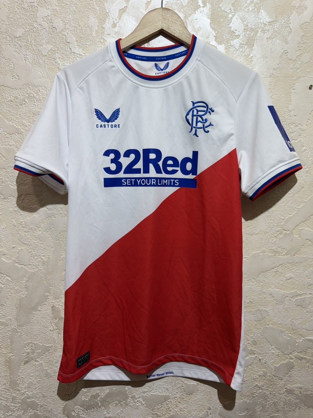 Castore Castore Rangers Authentic Away Shirt J.Wright 24 Size M NEW Size US M / EU 48-50 / 2 - 1 Thumbnail