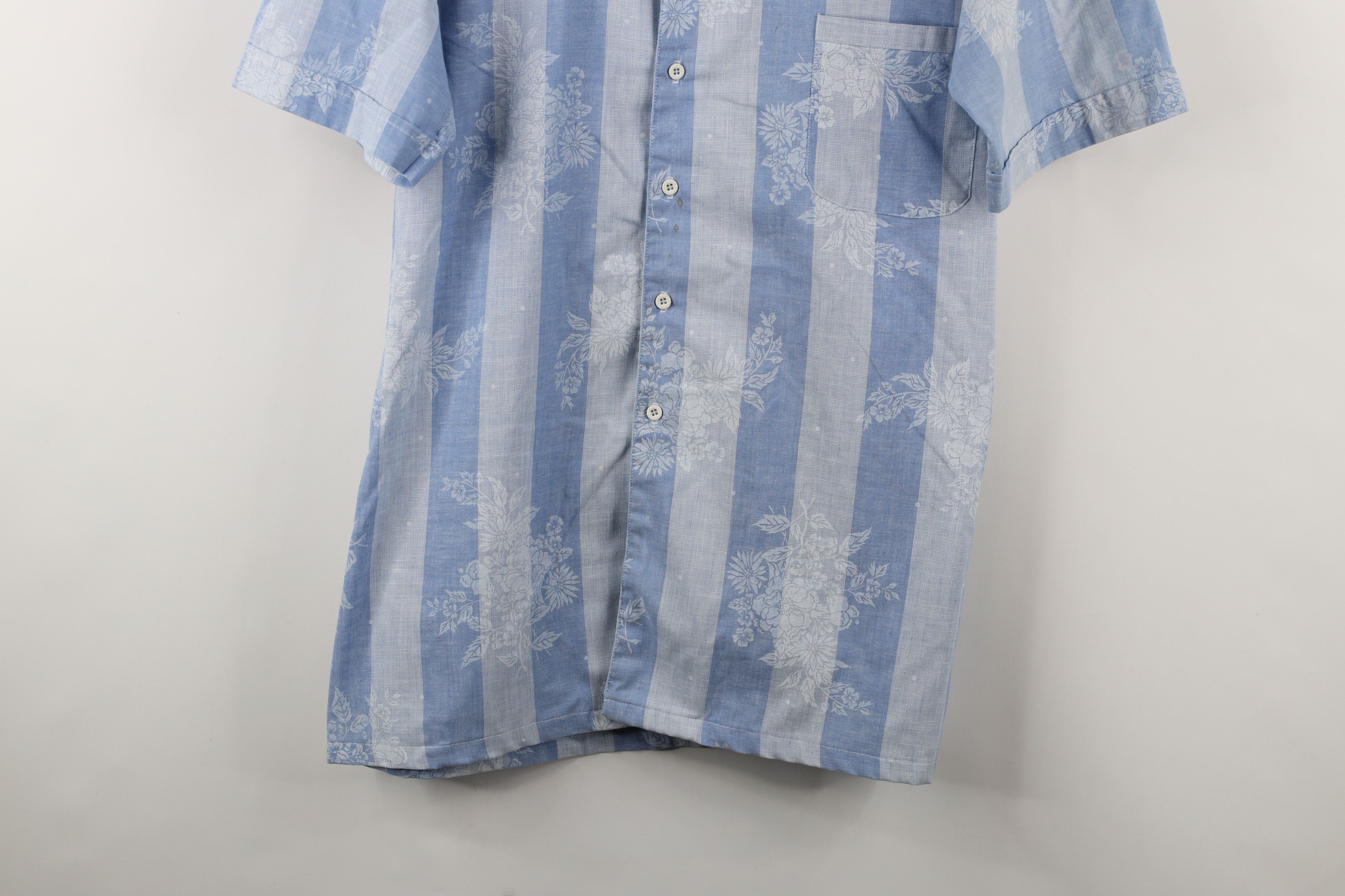 Vintage Vintage 70s Rockabilly Flower Camp Collar Button Shirt Size US XL / EU 56 / 4 - 3 Thumbnail