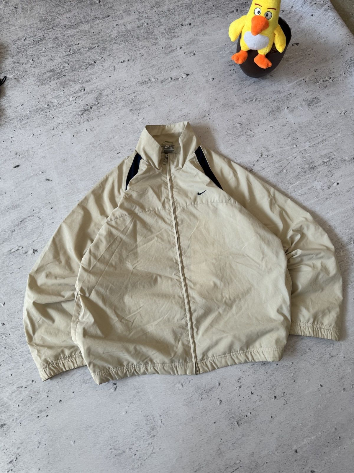 Nike × Vintage NIKE VINTAGE BASIC LOGO OVERSIZE BAGGY LIGHT JACKET Size US XL / EU 56 / 4 - 1 Thumbnail