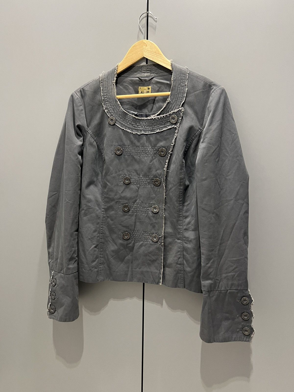 Hysteric Glamour 00s Military Napoleon Jacket Gothic Balmain Style Avant gard Size US S / EU 44-46 / 1 - 4 Thumbnail