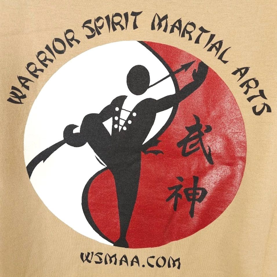 Gildan VINTAGE Kenpo Karate T Shirt Mens Large Beige Y2K Warrior Spirit Martial Arts Las Vegas Nike? Size US L / EU 52-54 / 3 - 6 Thumbnail