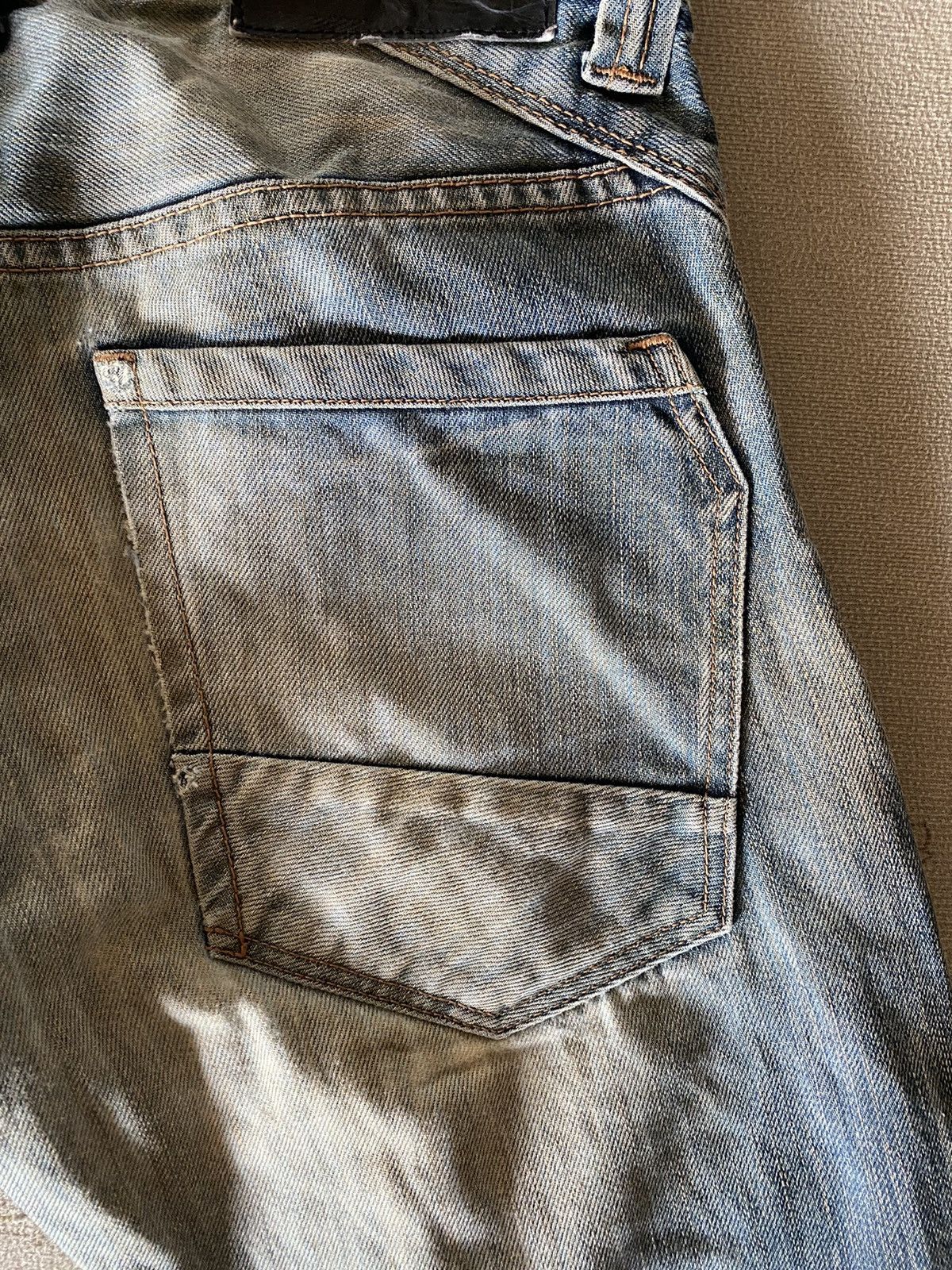 Japanese Brand Vintage Japanese Brand Back Number Distressed Denim Size US 28 / EU 44 - 8 Thumbnail