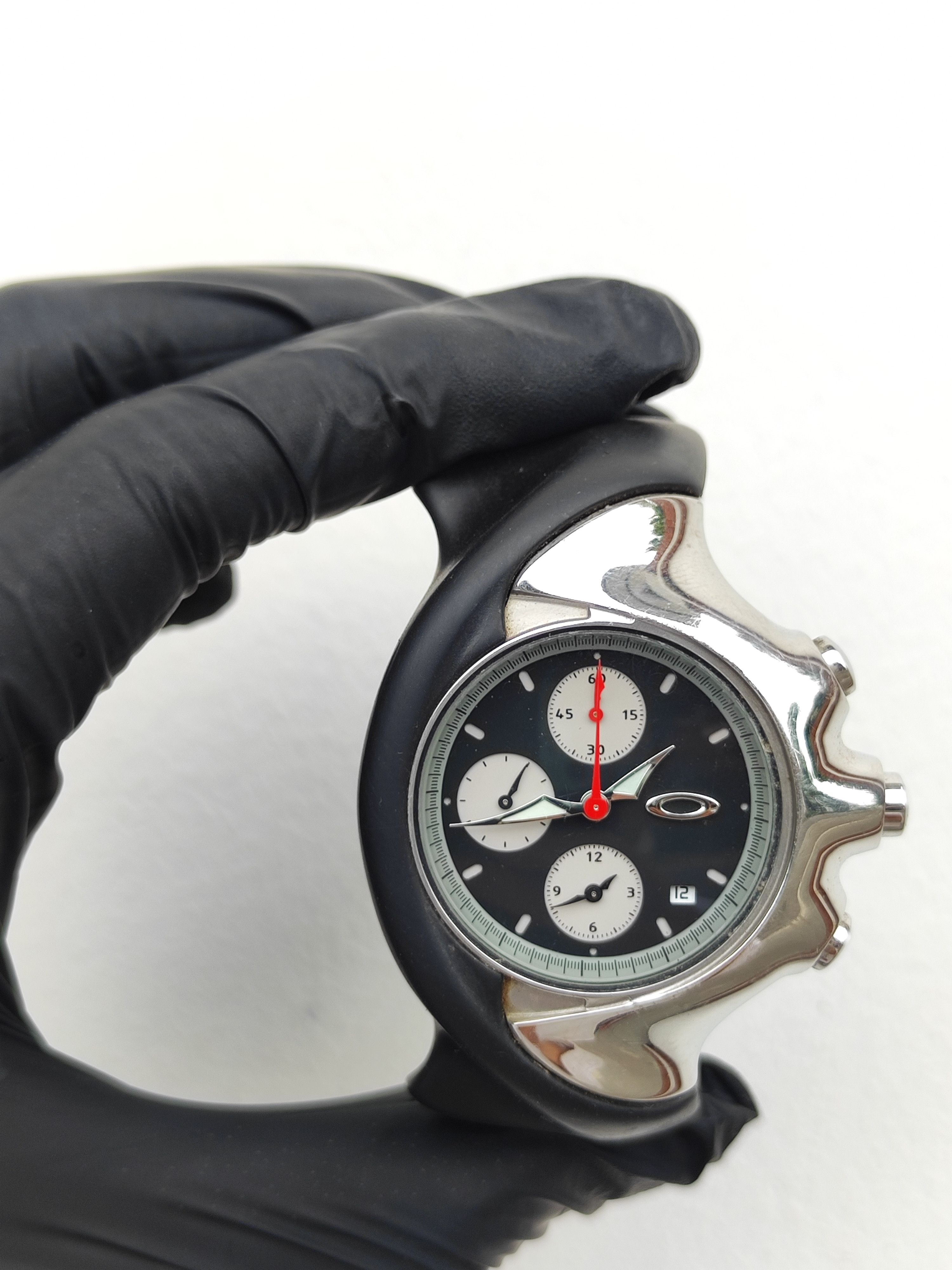 y*n様 bone strap silver watch OAKLEY cybe Oakley Titanium Band Wristwatches for sale | eBay