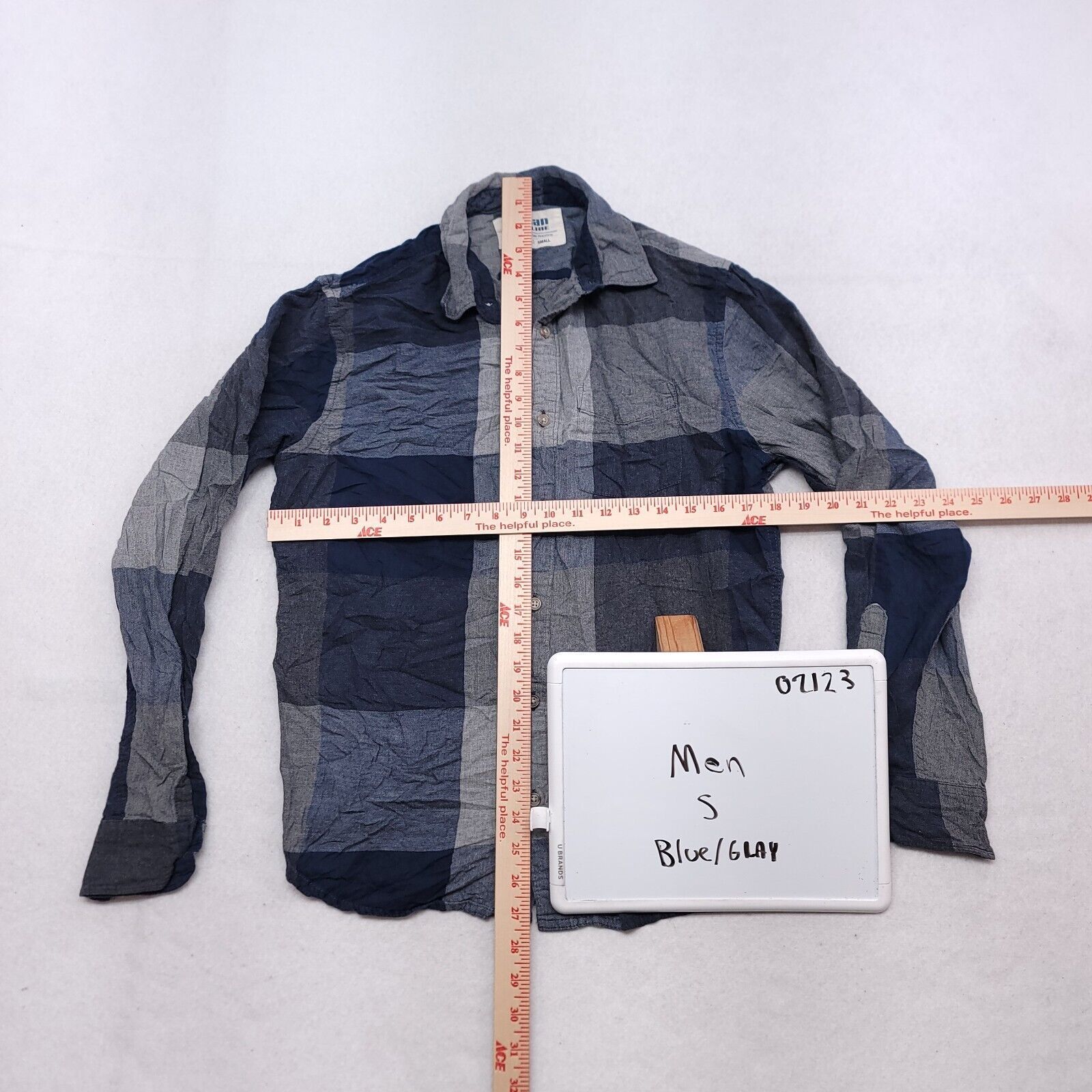 Urban Pipeline Urban Pipeline Gingham Flannel Shirt Mens Size Small S Blue Size US S / EU 44-46 / 1 - 6 Thumbnail
