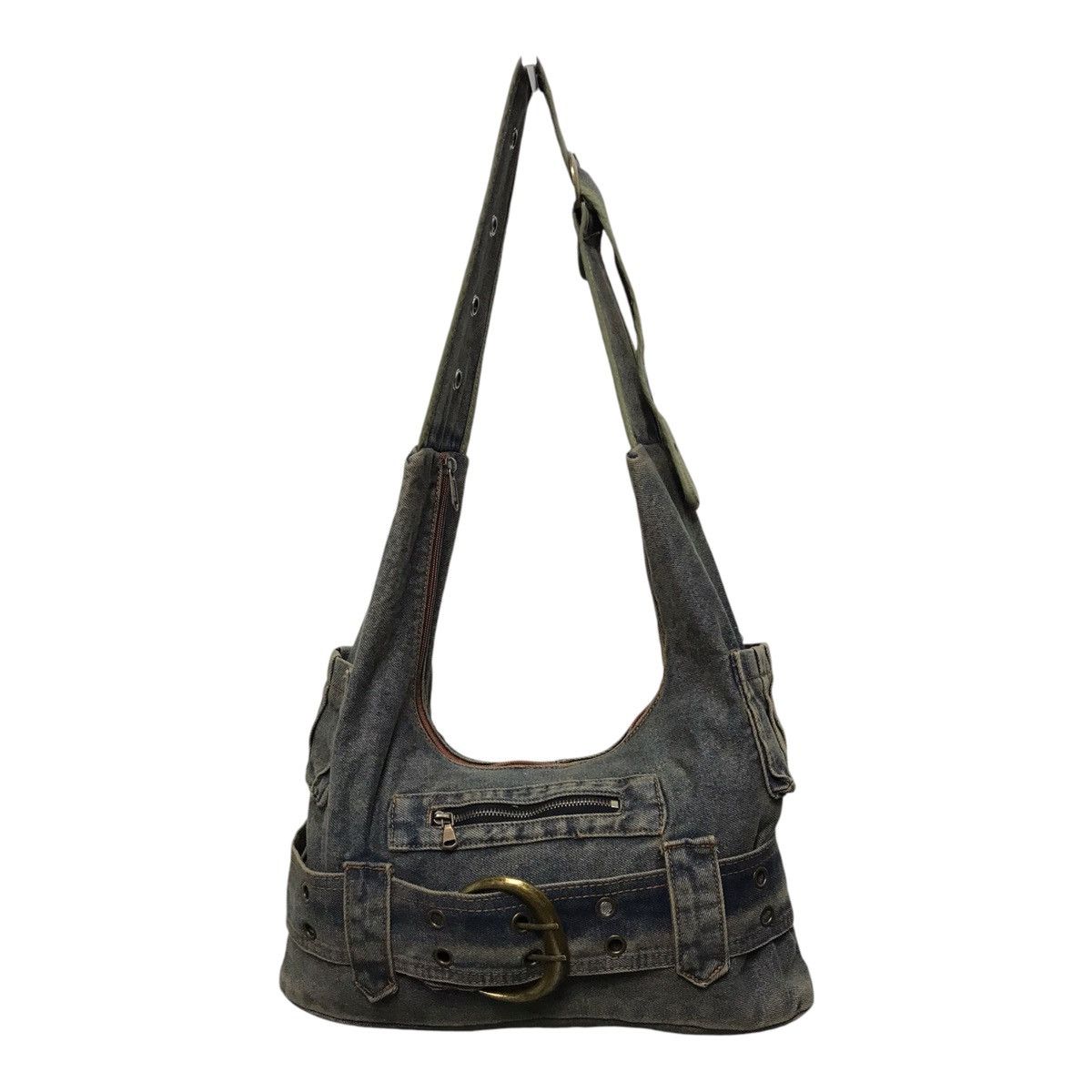 Hysteric Glamour Denim Custom Buckle Shoulder Bag Size ONE SIZE - 4 Thumbnail