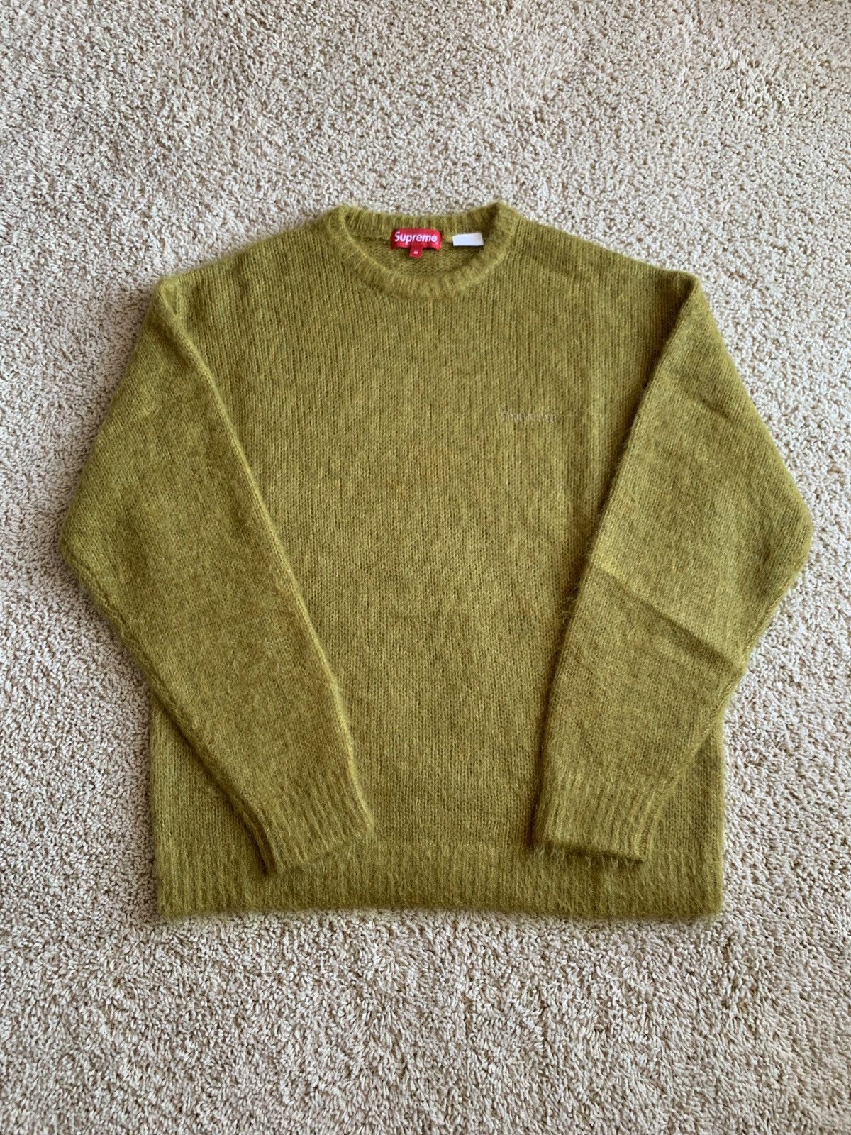 Supreme brushed mohair sweater