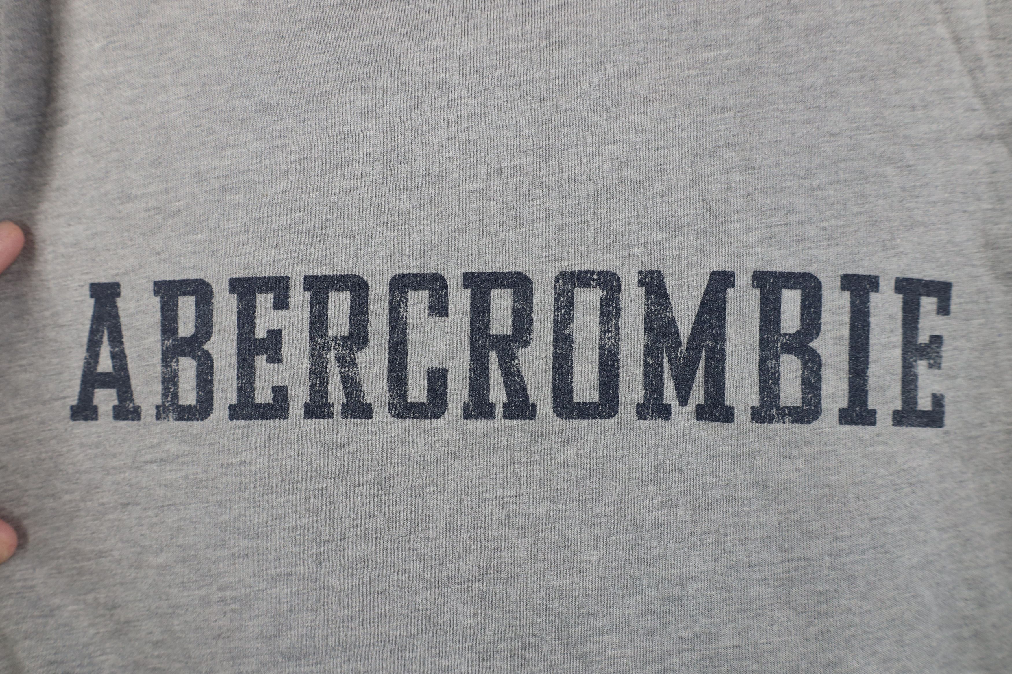Abercrombie & Fitch Vintage 90s Y2K Abercrombie & Fitch Long Sleeve T-Shirt Gray Size US XL / EU 56 / 4 - 5 Thumbnail
