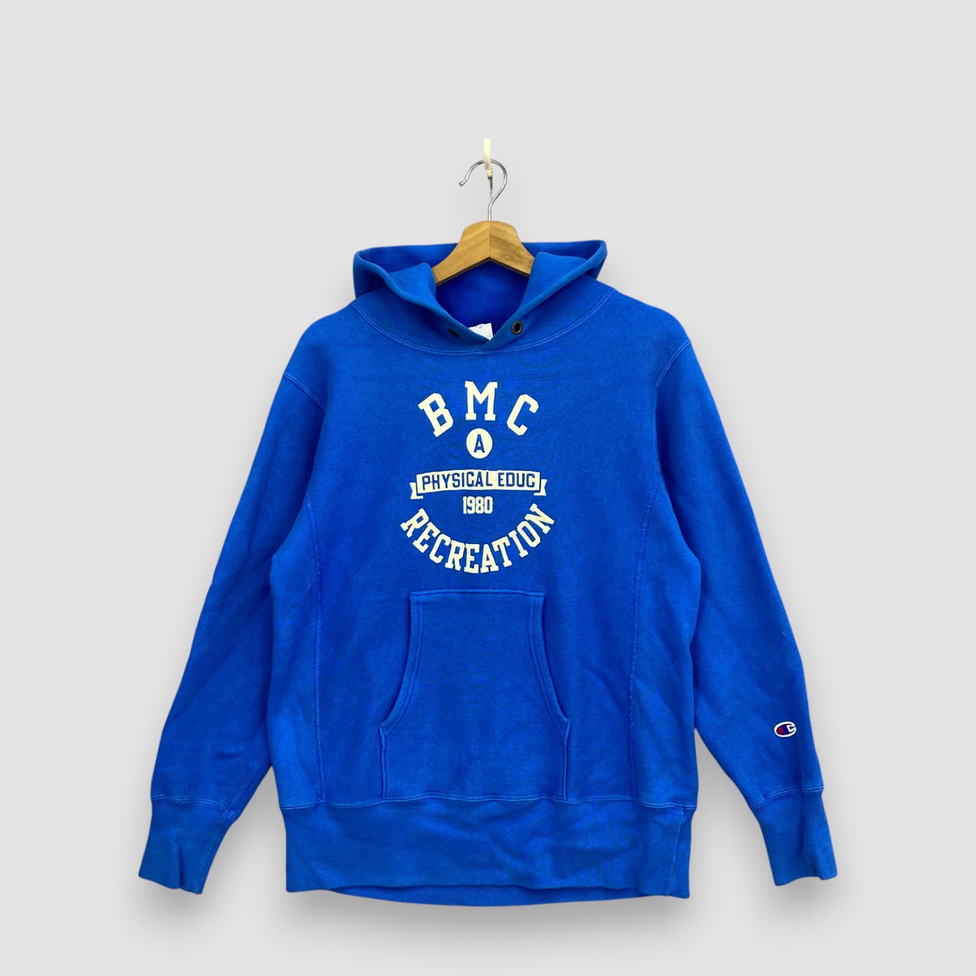 Champion Vintage Champion Reverse Weave Sweater Hoodie Sweatshirt Size US S / EU 44-46 / 1 - 1 Thumbnail