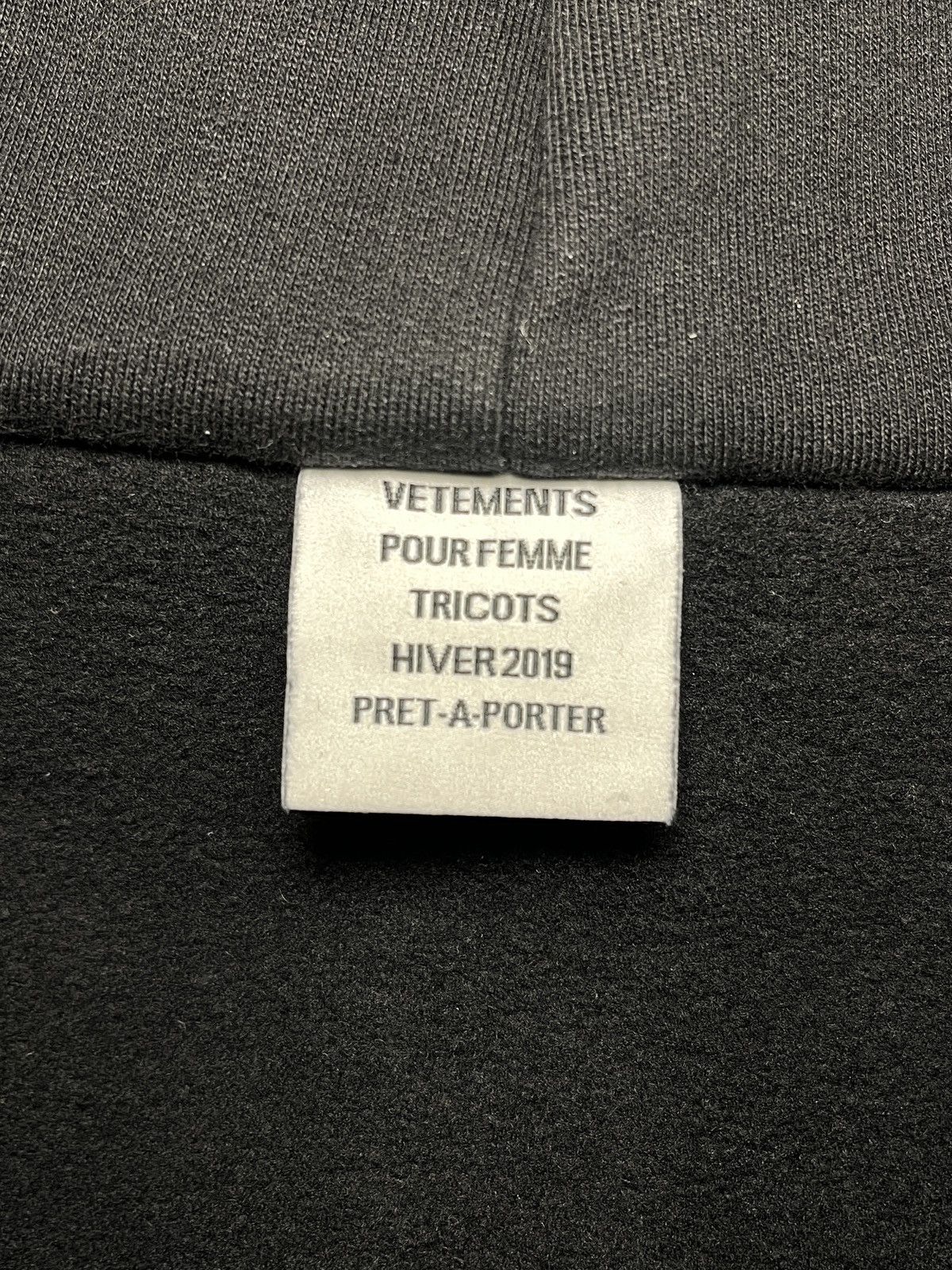 Vetements Vetements "Friday" black hoodie Size S / US 4 / IT 40 - 4 Thumbnail