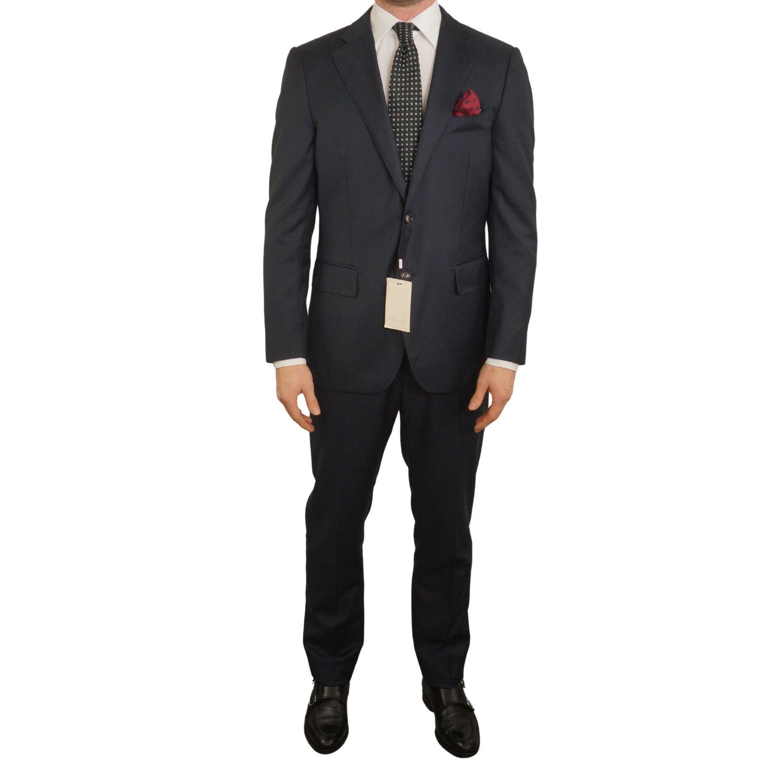 Suitsupply Men Suitsupply Suit Lazio Perenial Vitale Barberis Navy US34 Size 34R - 1 Thumbnail