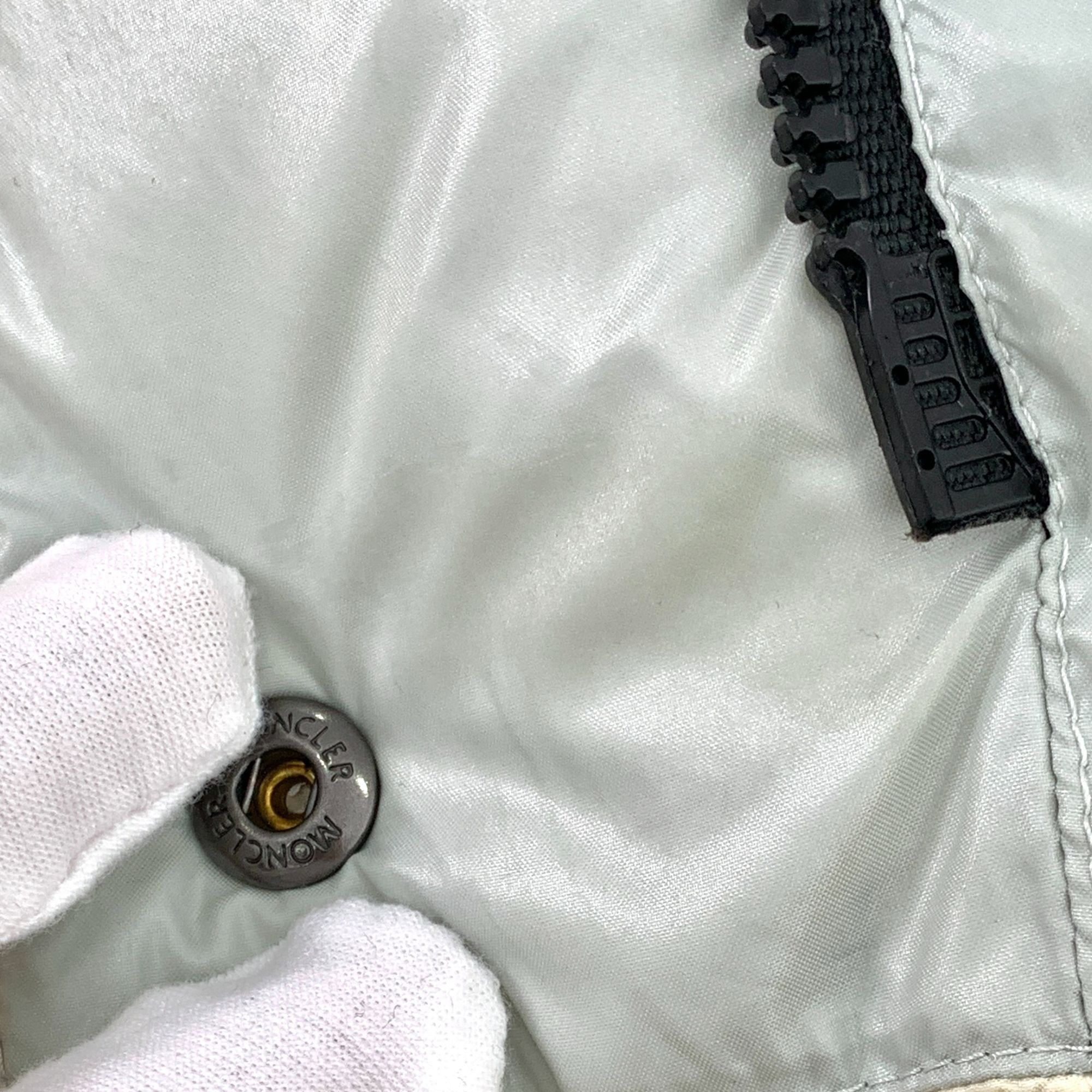 Moncler Moncler Beige Hooded Quilted Down Vest Luzule Series 22 Size Size L / US 10 / IT 46 - 6 Thumbnail