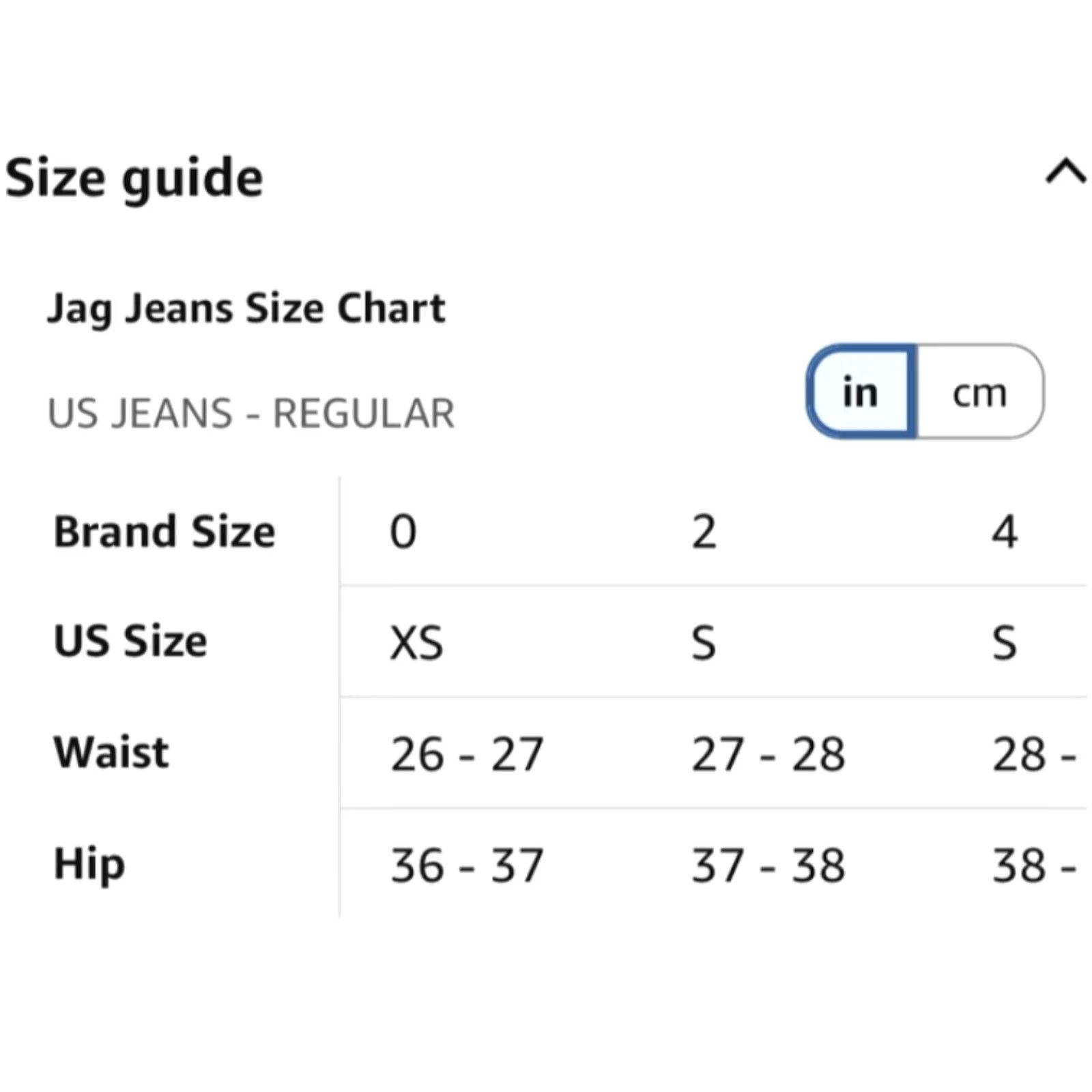 AG Jeans NWT JAG Jeans Women's Amelia Pull On Slim Fit Ankle Jean Meridian Blue Sz 0/27 Size 25" / US 0 / IT 36 - 6 Thumbnail