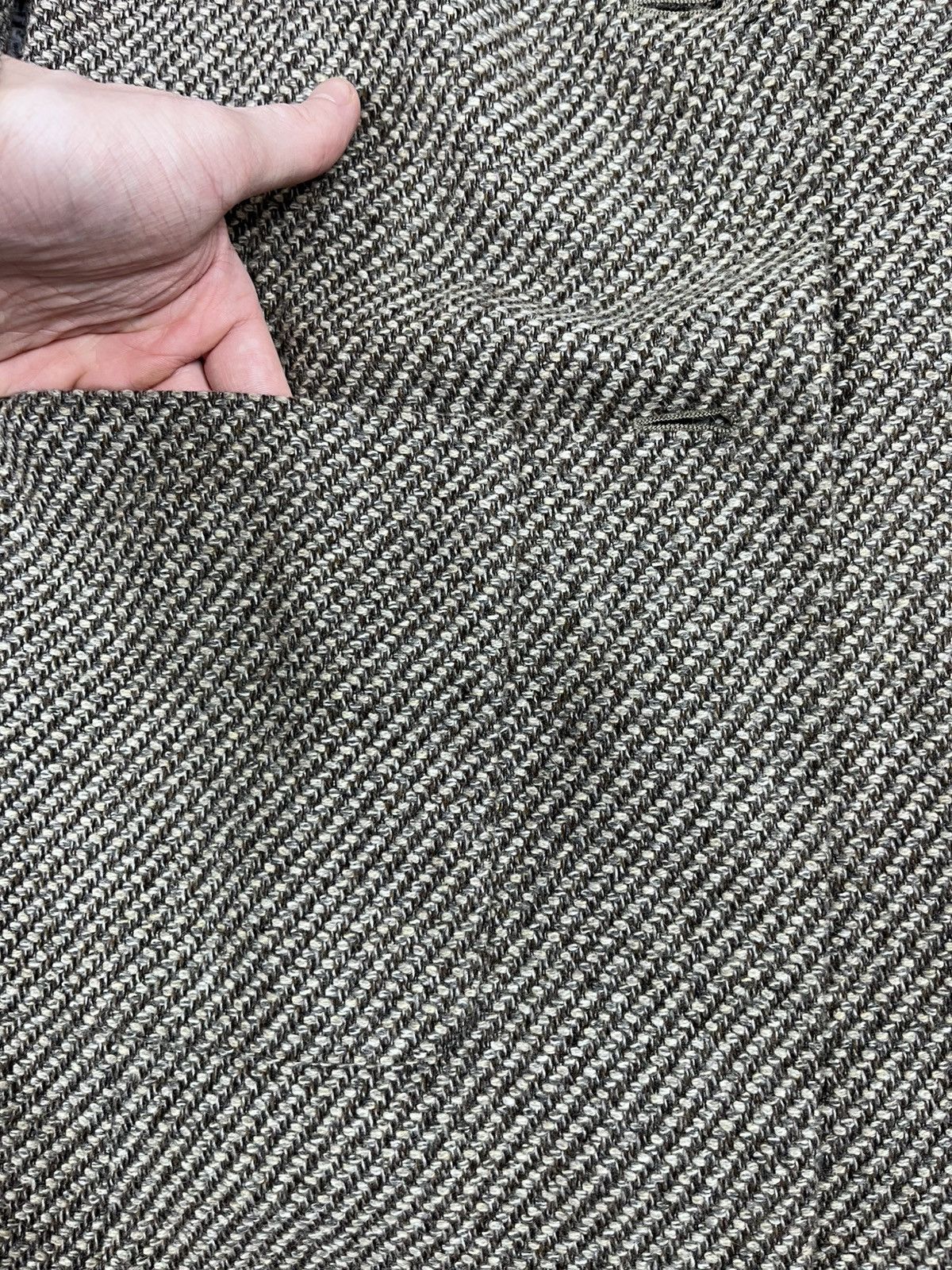 Max Mara Max Mara Houndstooth Wool Cropped Light Coat Old Money Size L / US 10 / IT 46 - 8 Thumbnail