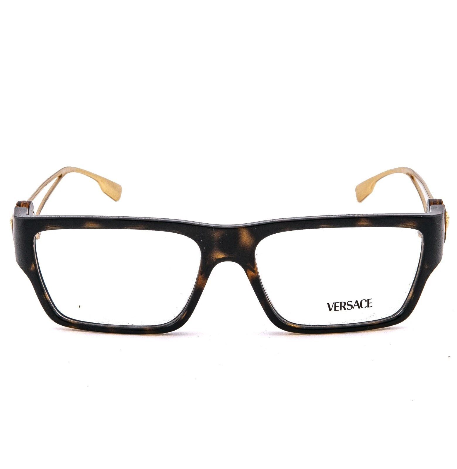 Versace VERSACE VE3359 3359 SAFETY PIN Medusa Brown Gold Optical Size ONE SIZE - 2 Thumbnail