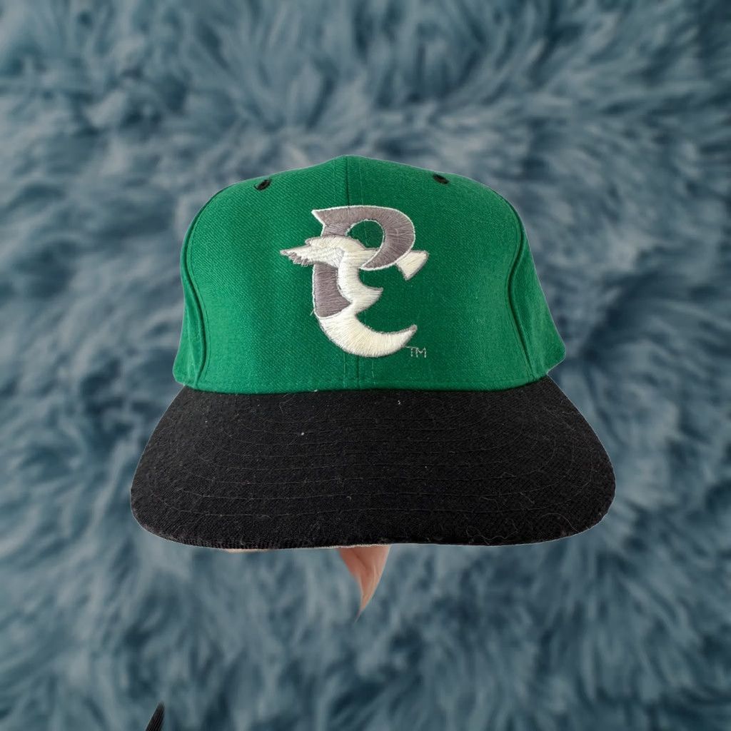 New Era VINTAGE Philadelphia Eagles New Era Pro Model Wool Hat 7 1/4 Green 90s Baseball Cap Unisex Adults Mens Boys Size ONE SIZE - 1 Thumbnail