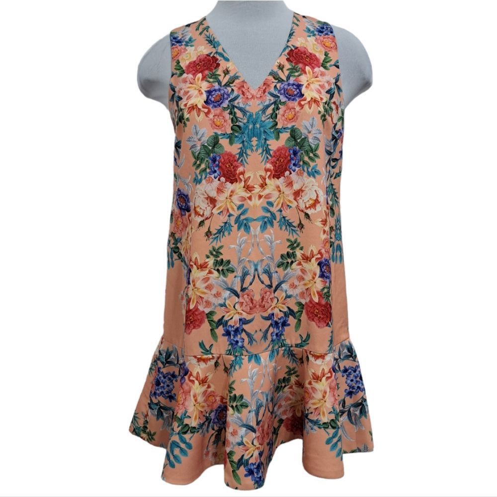 Anthropologie Keepsake The Label Anthropologie V Neck Sleeveless Floral Dr Size XS / US 0-2 / IT 36-38 - 1 Thumbnail