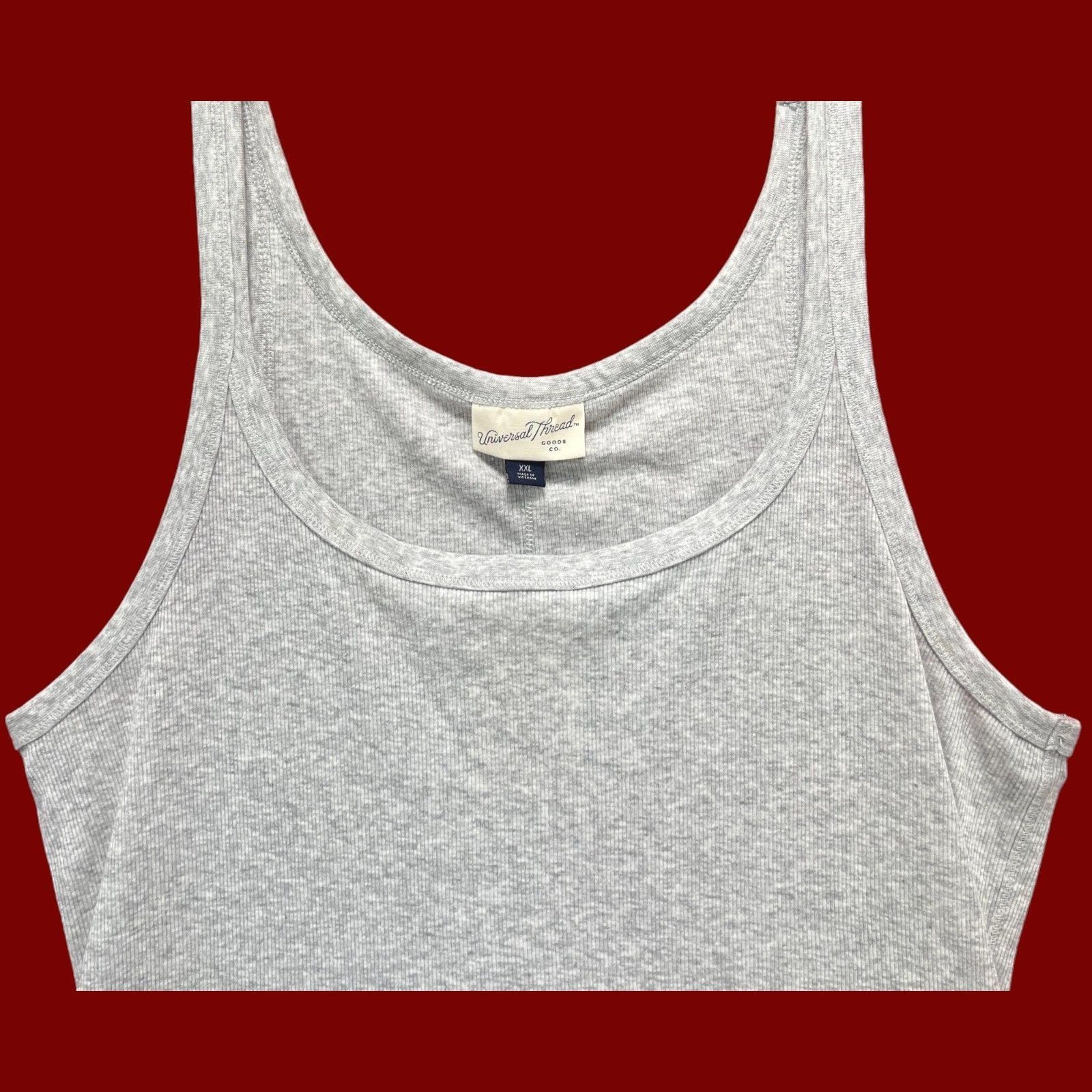 Other Universal Thread - Women's Sleeveless T-Shirt - Grey - XXL Size XXL / US 16-18 / IT 52-54 - 9 Thumbnail