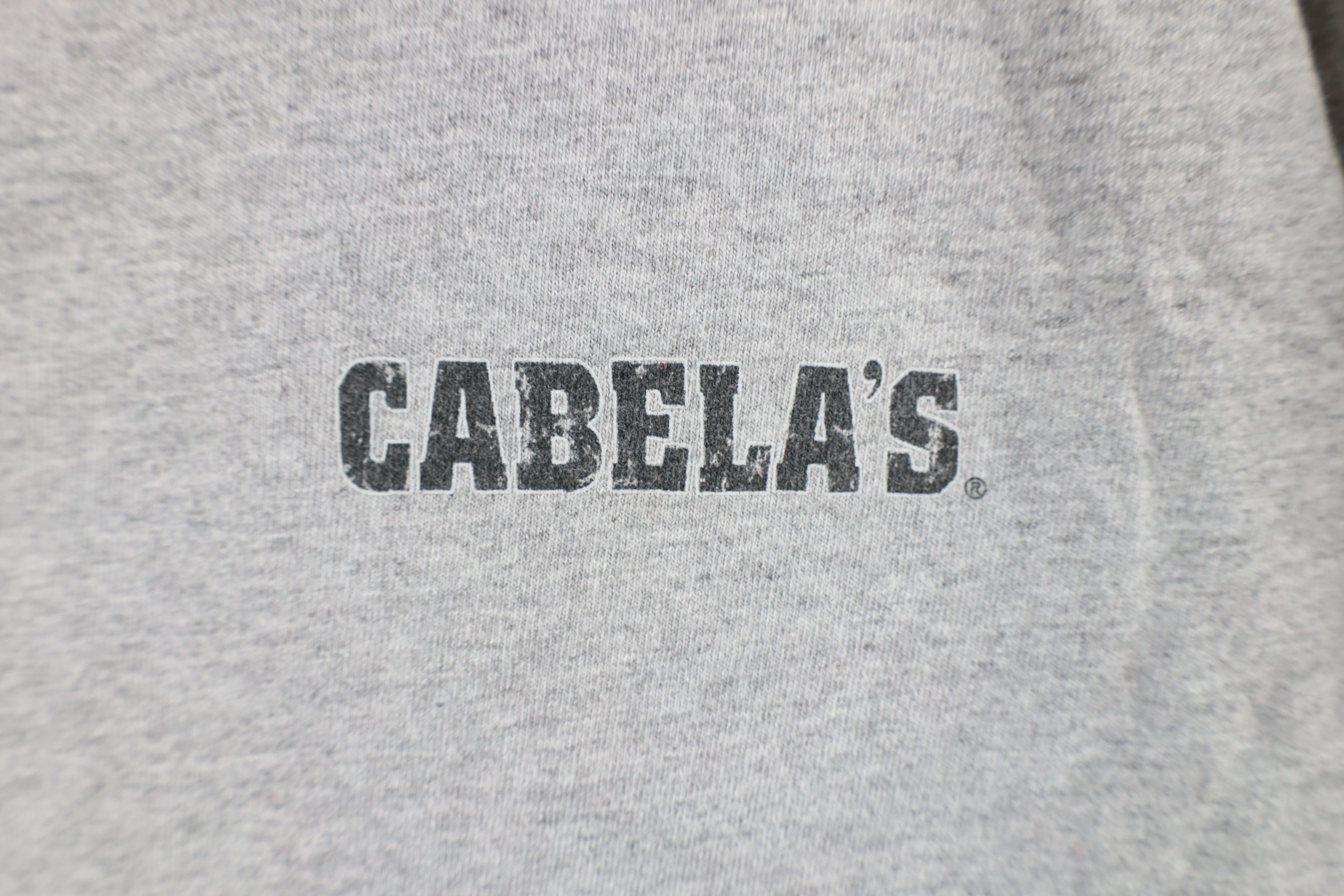 Cabelas Vintage Cabelas Distressed Duck Hunting Double Sided T-Shirt Size US XL / EU 56 / 4 - 4 Thumbnail
