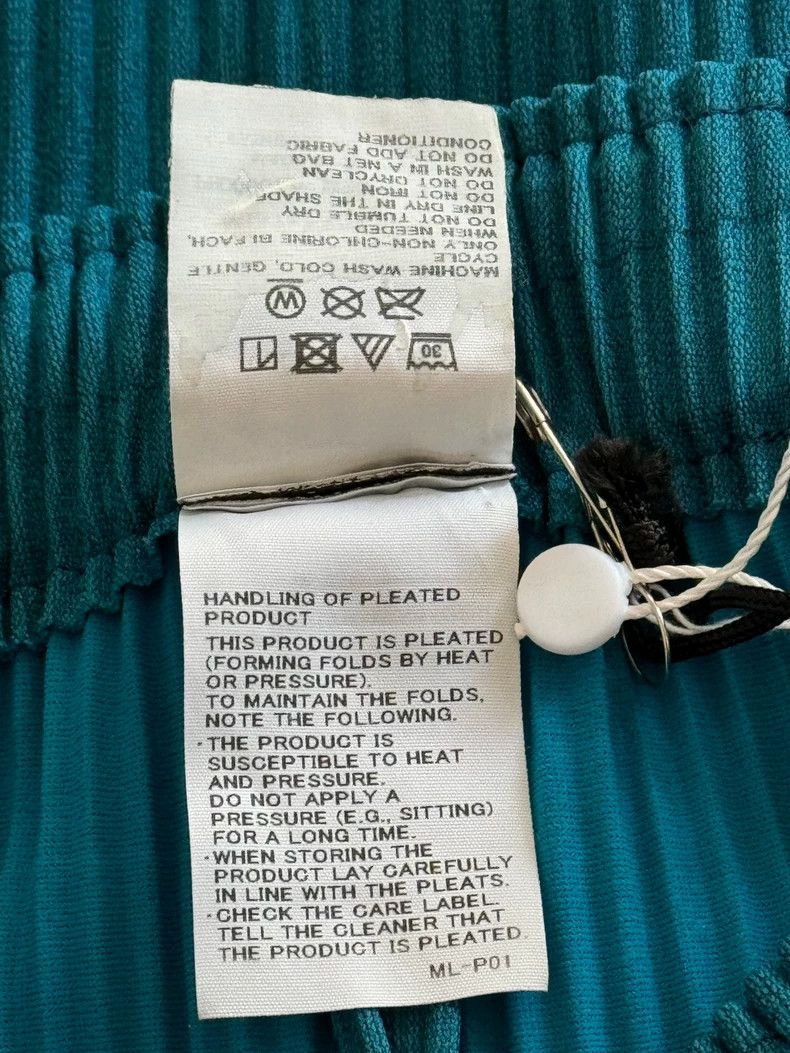Issey Miyake issey miyake size:one size Blue-cyan trousers 2506-Nextarr Size 42" / US 20 - 4 Thumbnail
