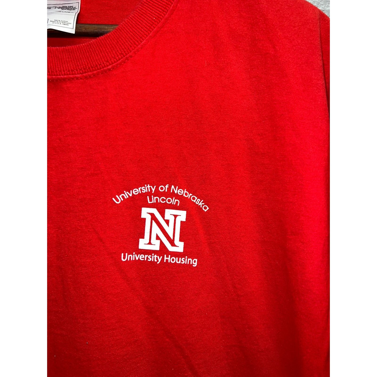 Fruit Of The Loom Vintage University Of Nebraska Lincoln Shirt College Tee XL Size US XL / EU 56 / 4 - 3 Thumbnail