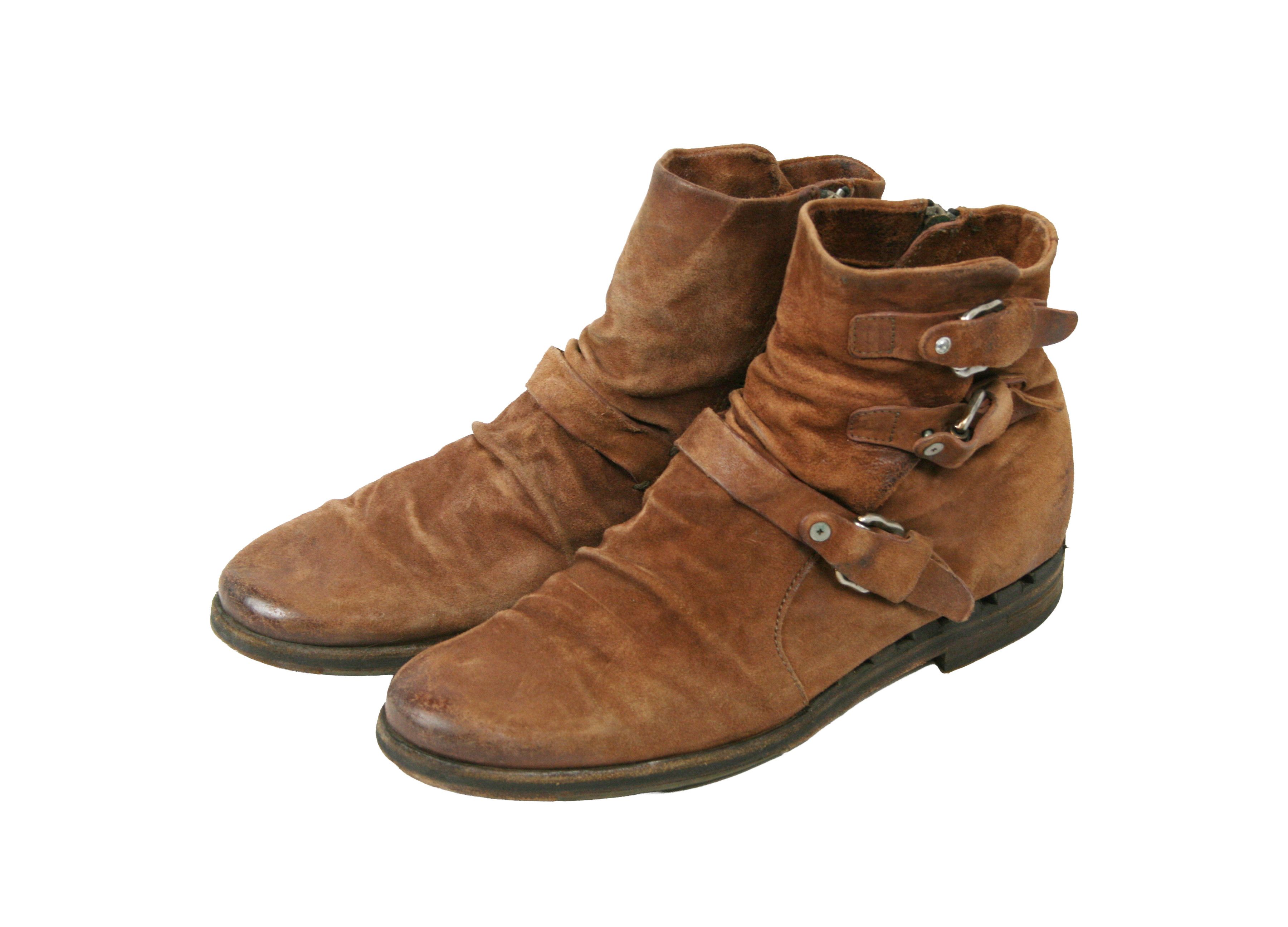 A.S.98 Avant Garde Grunge Triple Buckles Boots Size US 8 / EU 41 - 3 Thumbnail