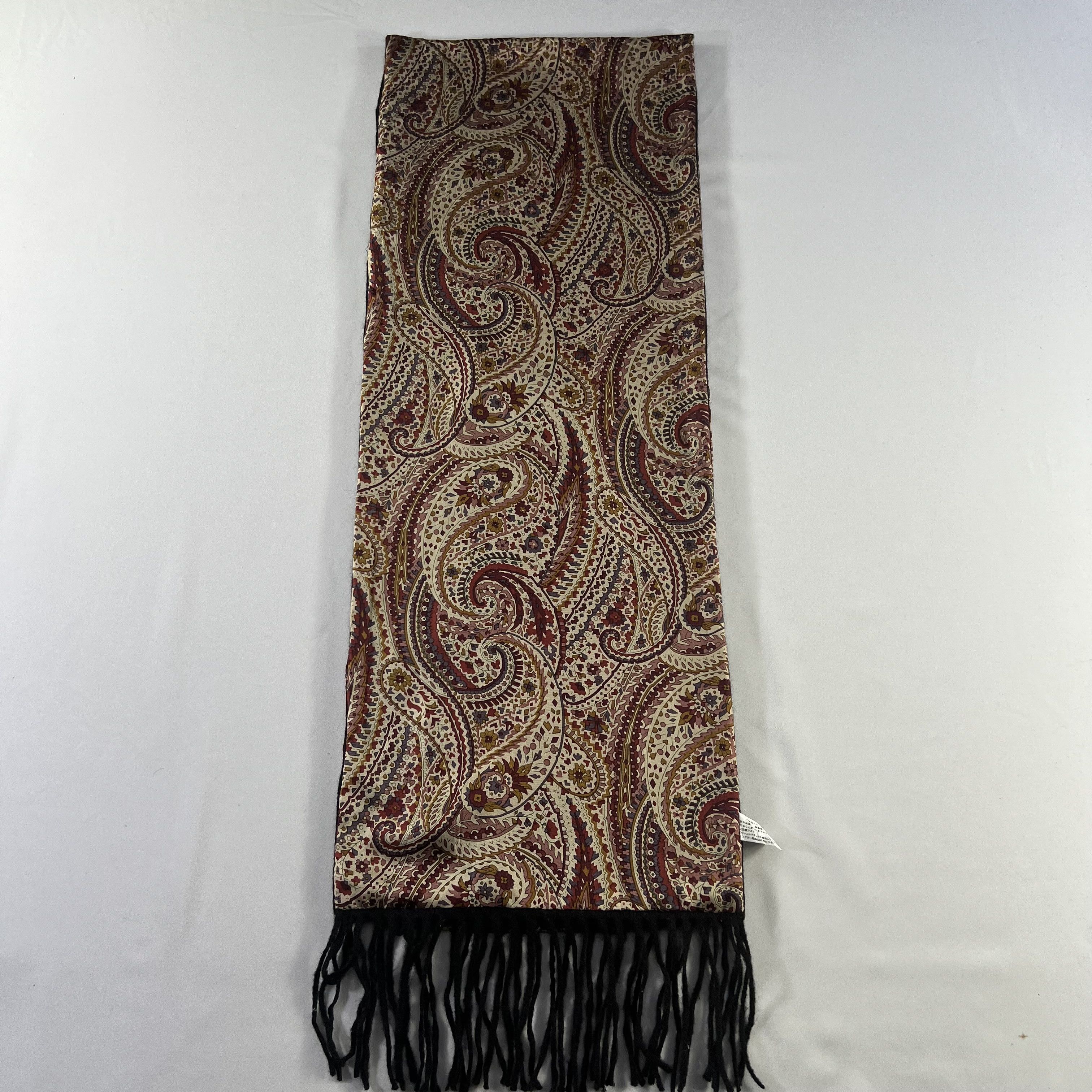 Vintage Vintage Paislee Silk Scarf / Muffler / Neckwear P1024 Size ONE SIZE - 3 Thumbnail