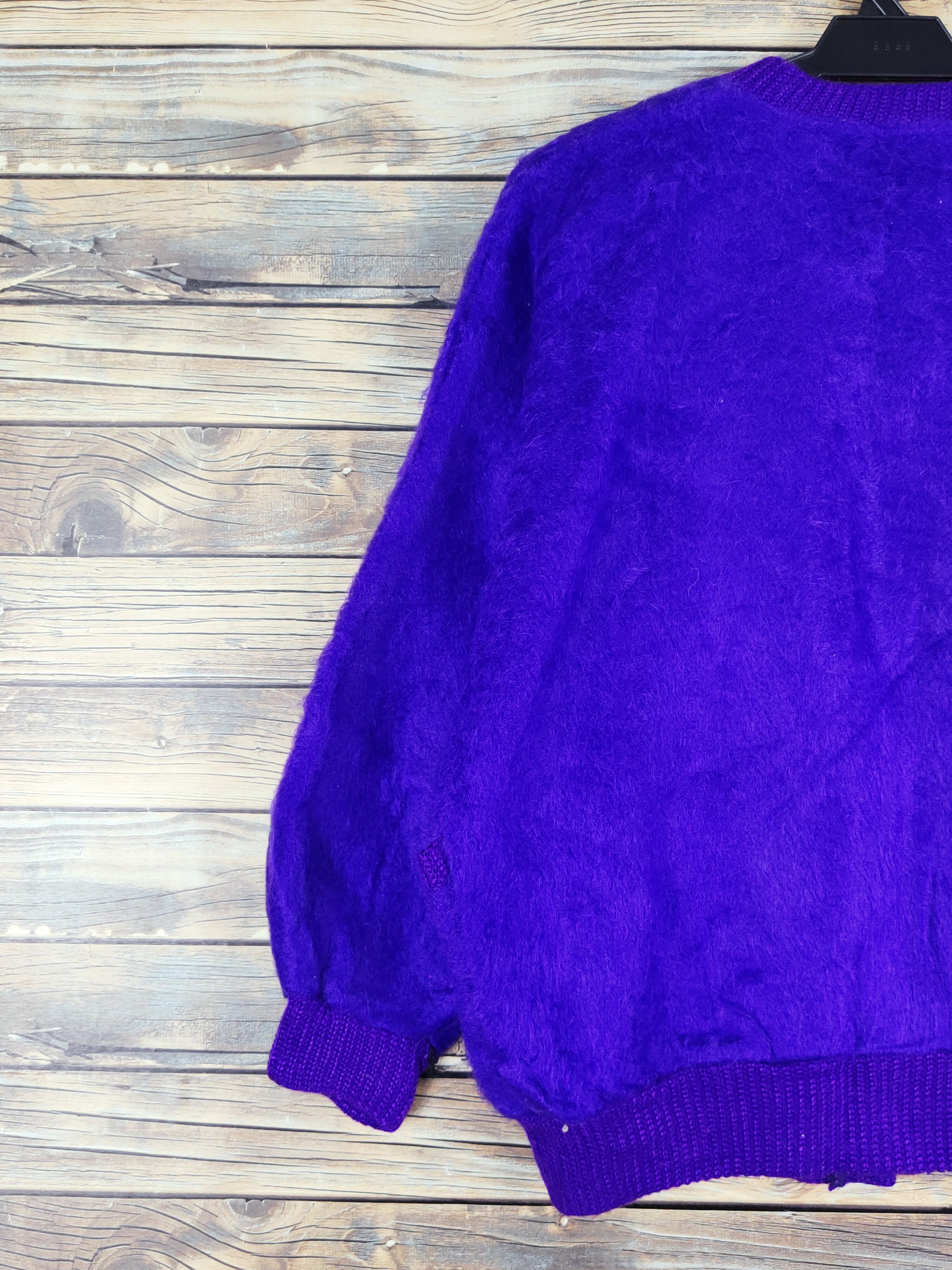 Japanese Brand Japanese Brand Purple Knitwear Cardigan #W1147 Size L / US 10 / IT 46 - 8 Thumbnail