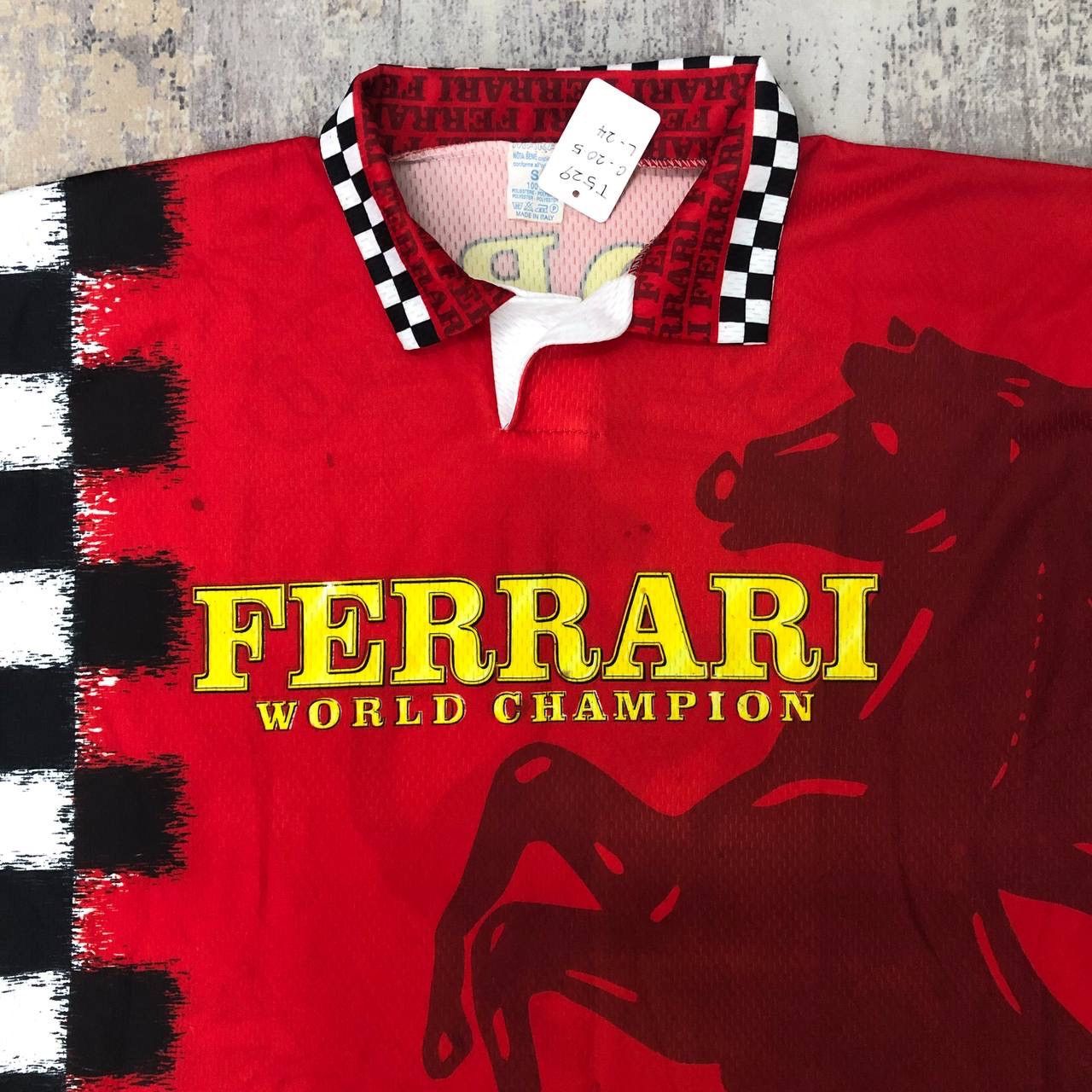 Ferrari × Vintage T529. VTG FERRARI MADE IN ITALY JERSEY Size US S / EU 44-46 / 1 - 3 Thumbnail