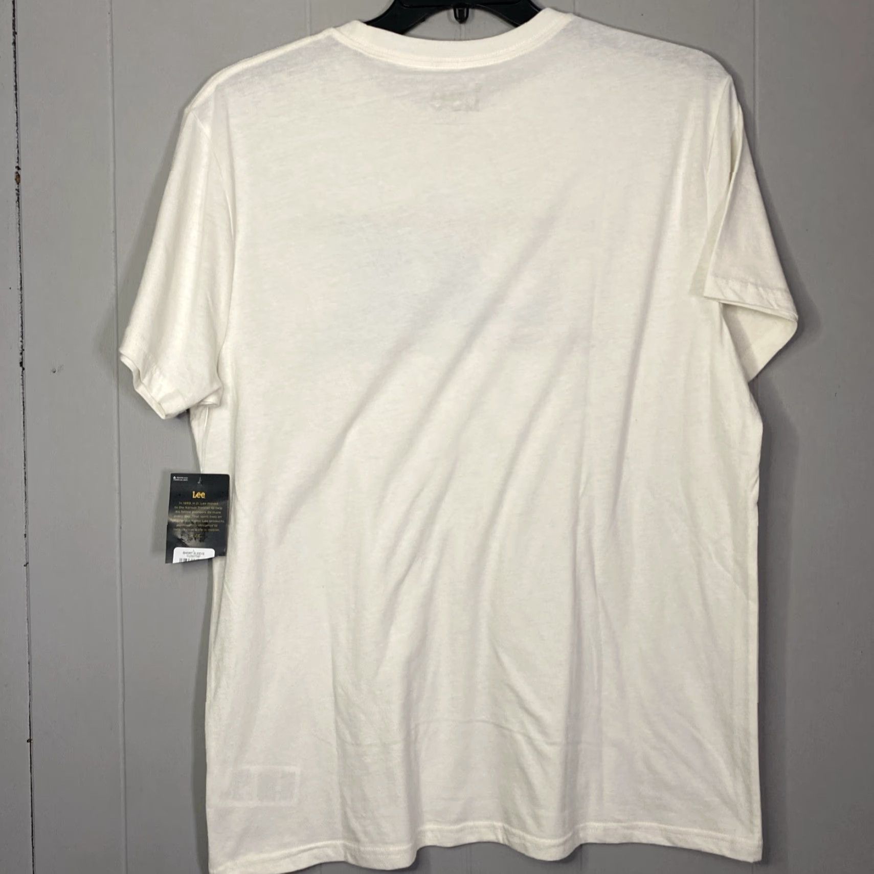 Lee Lee T Shirt Mens L White Lightweight NWT Size US L / EU 52-54 / 3 - 7 Thumbnail
