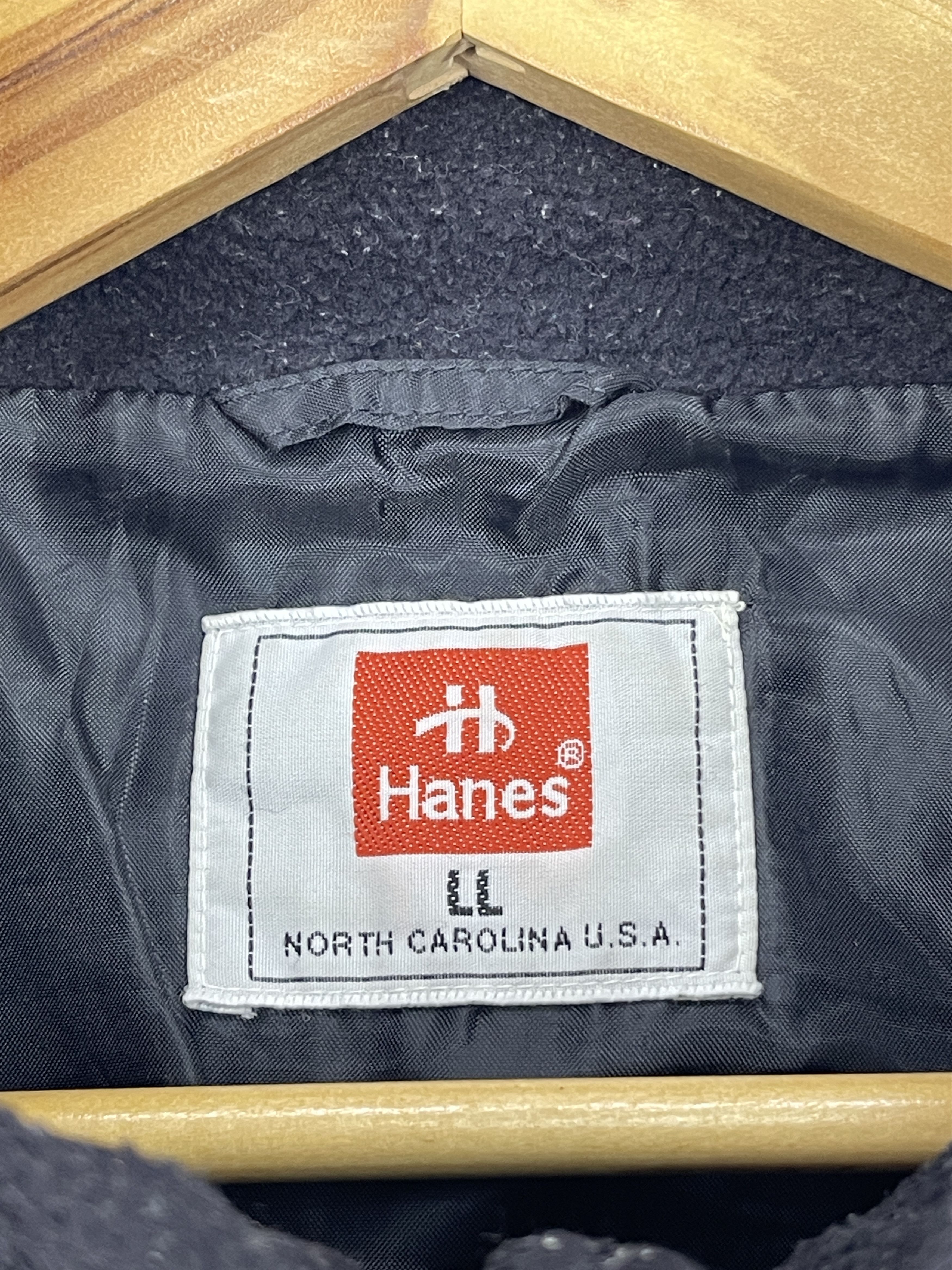 Hanes Vintage 90’s Hanes North Carolina USA Fleece Jacket JA0036 Size US XL / EU 56 / 4 - 5 Thumbnail