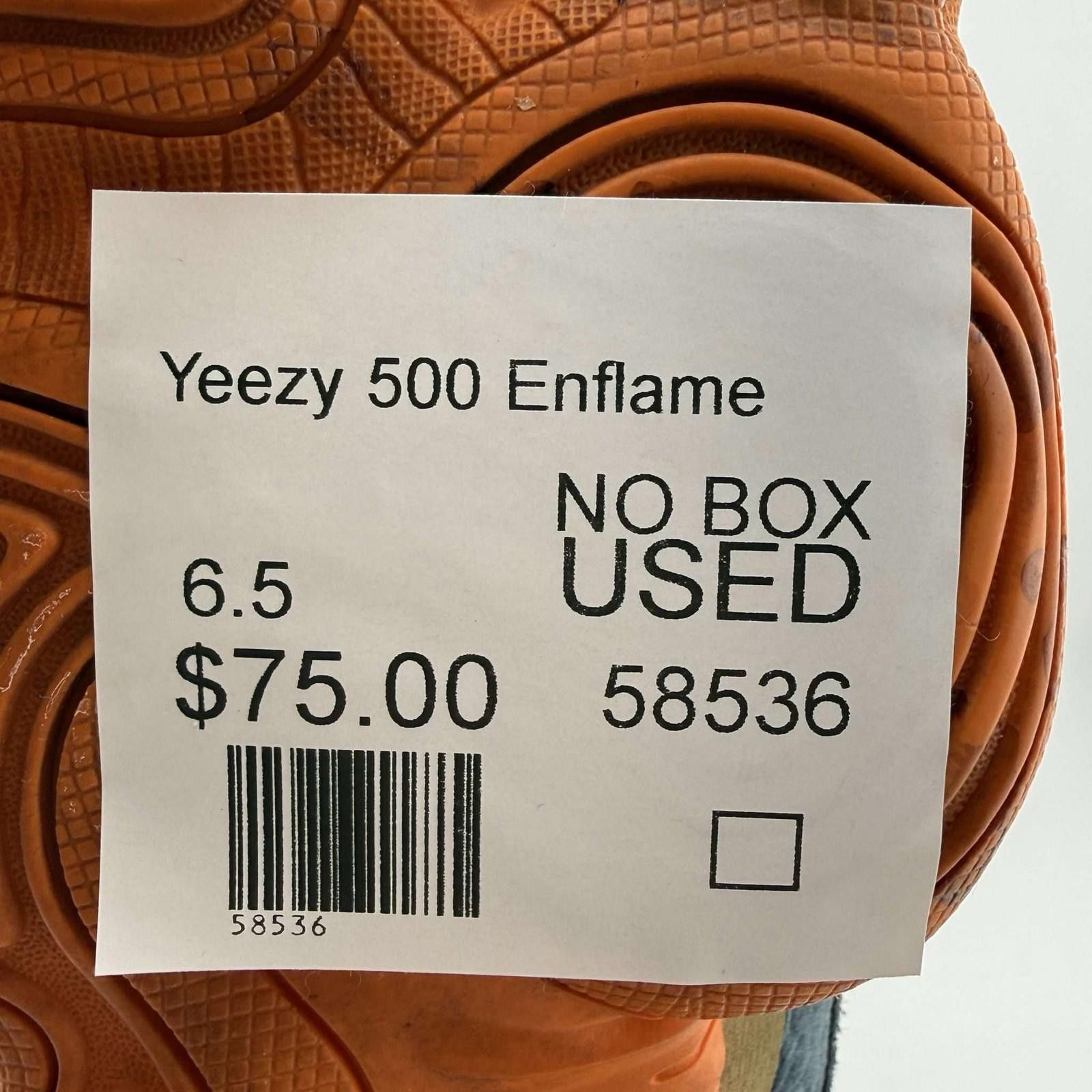 Adidas Yeezy 500 Enflame 6.5 Used No Box Size US 6.5 / EU 39-40 - 8 Thumbnail