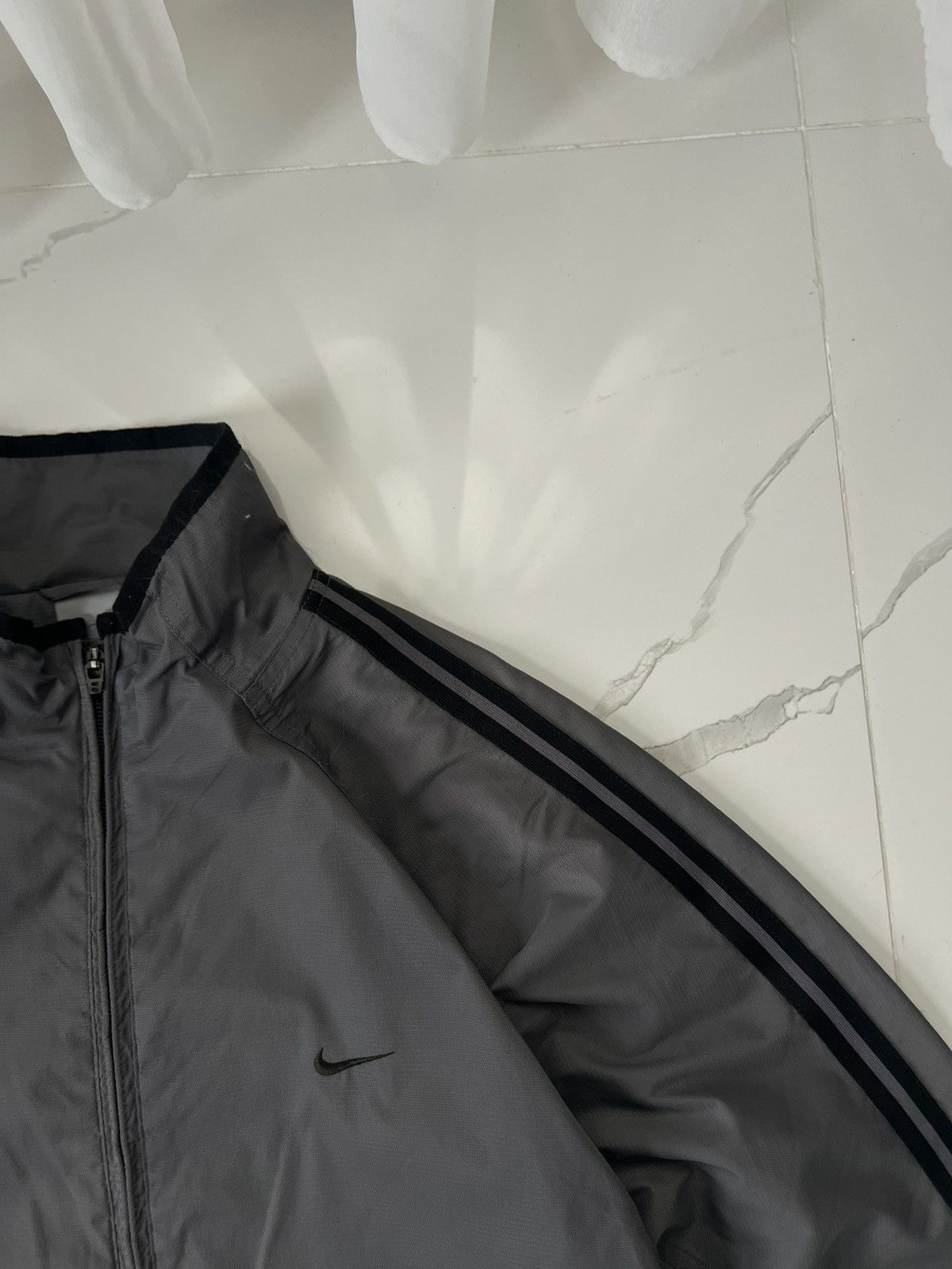 Nike × Vintage 00’s NIKE RETRO RARE Y2K SWOOSH LOGO TRACK JACKET Size US M / EU 48-50 / 2 - 4 Thumbnail
