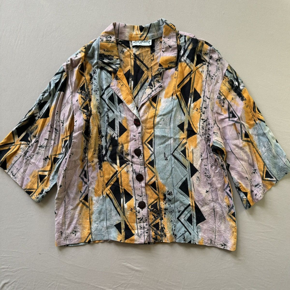 Other Vintage Lee Winter Artisan Resort Collar Shirt Size L / US 10 / IT 46 - 1 Thumbnail