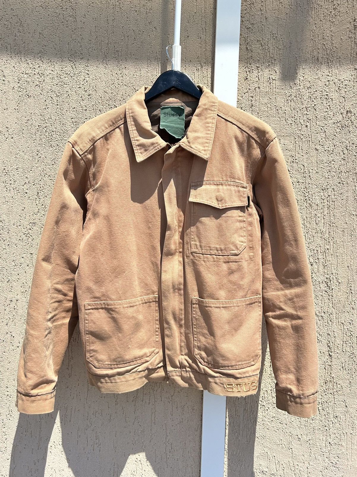 old stussy HAZExSTUSSY CARHARTT 美品　L 2025年最新】stussy carhartt hazeの人気アイテム - メルカリ